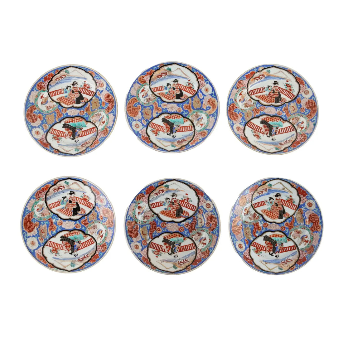 Group of 6 Plates Porcelain Japan XIX-XX Century - Japan, Meiji era | Antiques | Ceramics Products