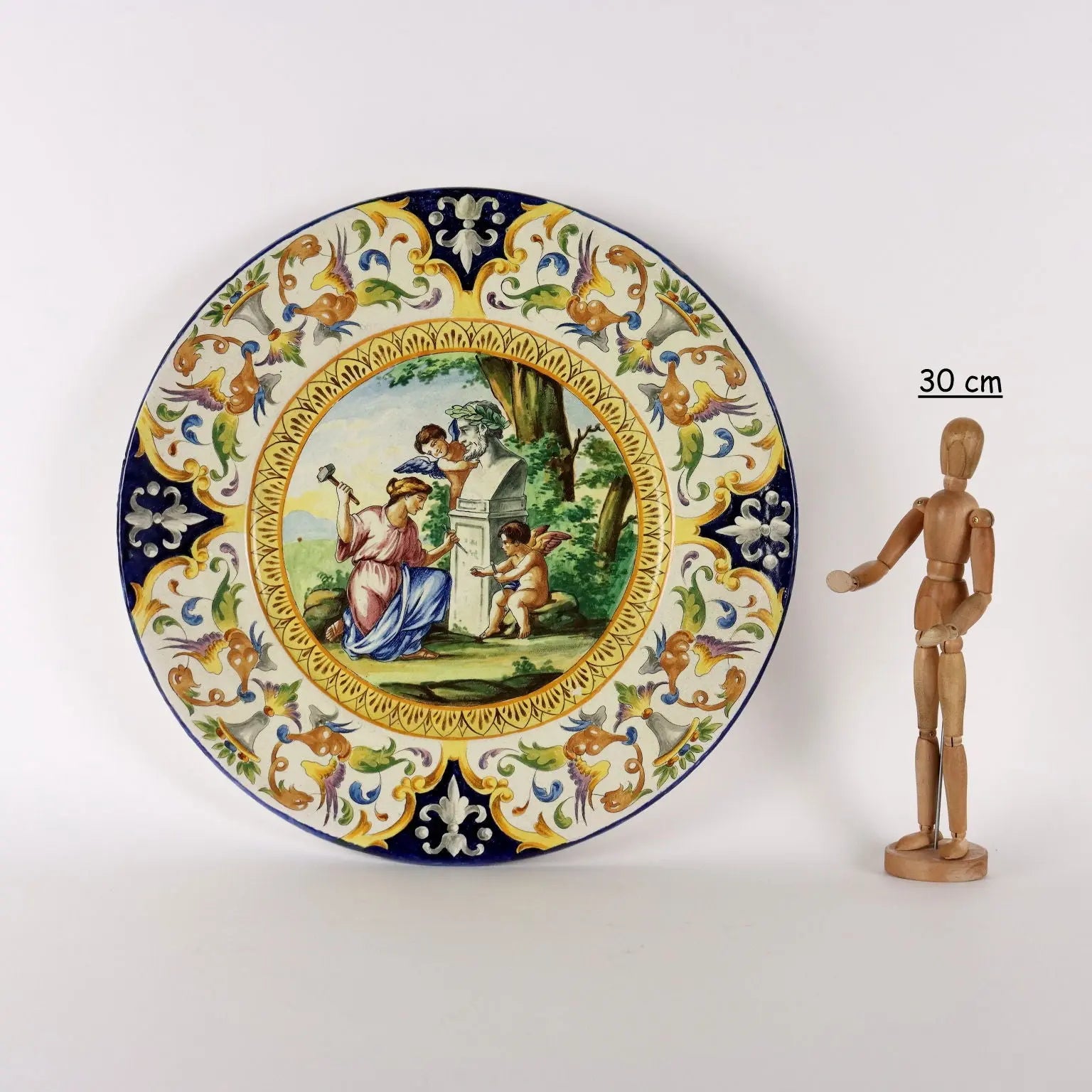 Parade Plate Ceramic Neo-Renaissance Italy XX Century - Italy, Early '900 | Antiques | Ceramics Products