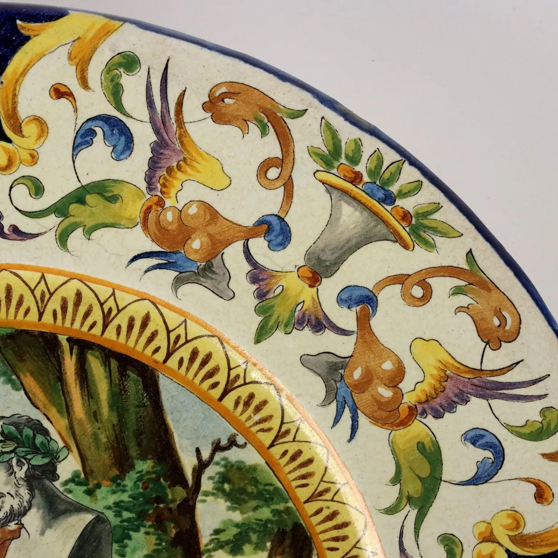 Parade Plate Ceramic Neo-Renaissance Italy XX Century - Italy, Early '900 | Antiques | Ceramics Products