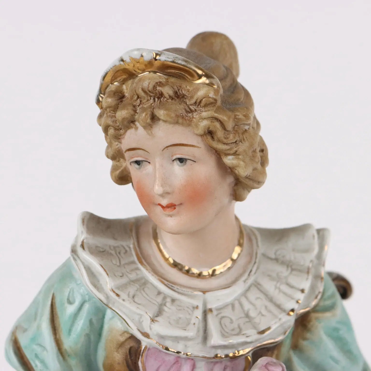 Statue in Case Biscuit Germany XIX-XX Century - Germany Late 1800s Early 1900s | Antiques | Ceramics Products