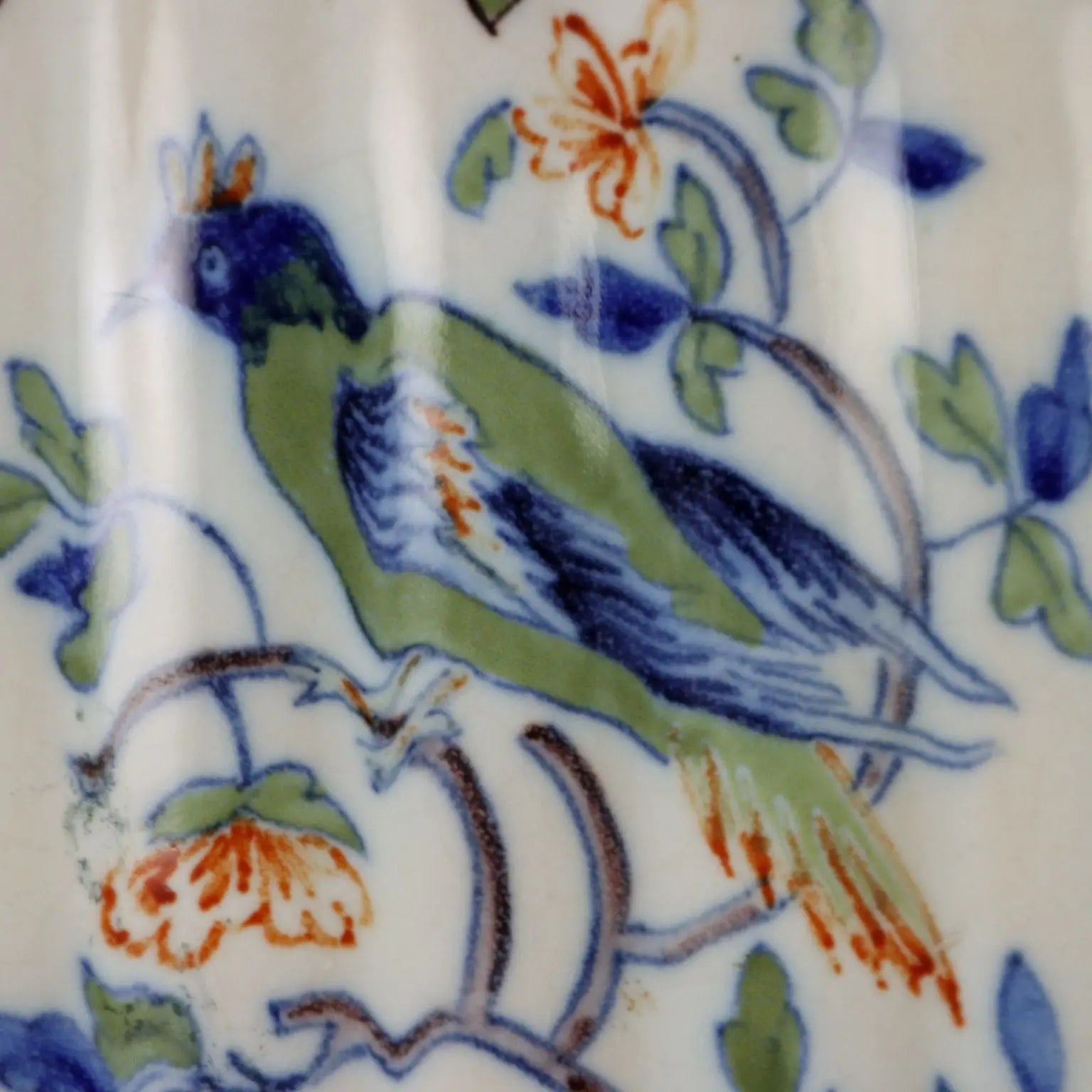 Ancient Vase Fully Decorated with Plants in Ceramic XX Century - France, 1920s | Antiques | Ceramics Products