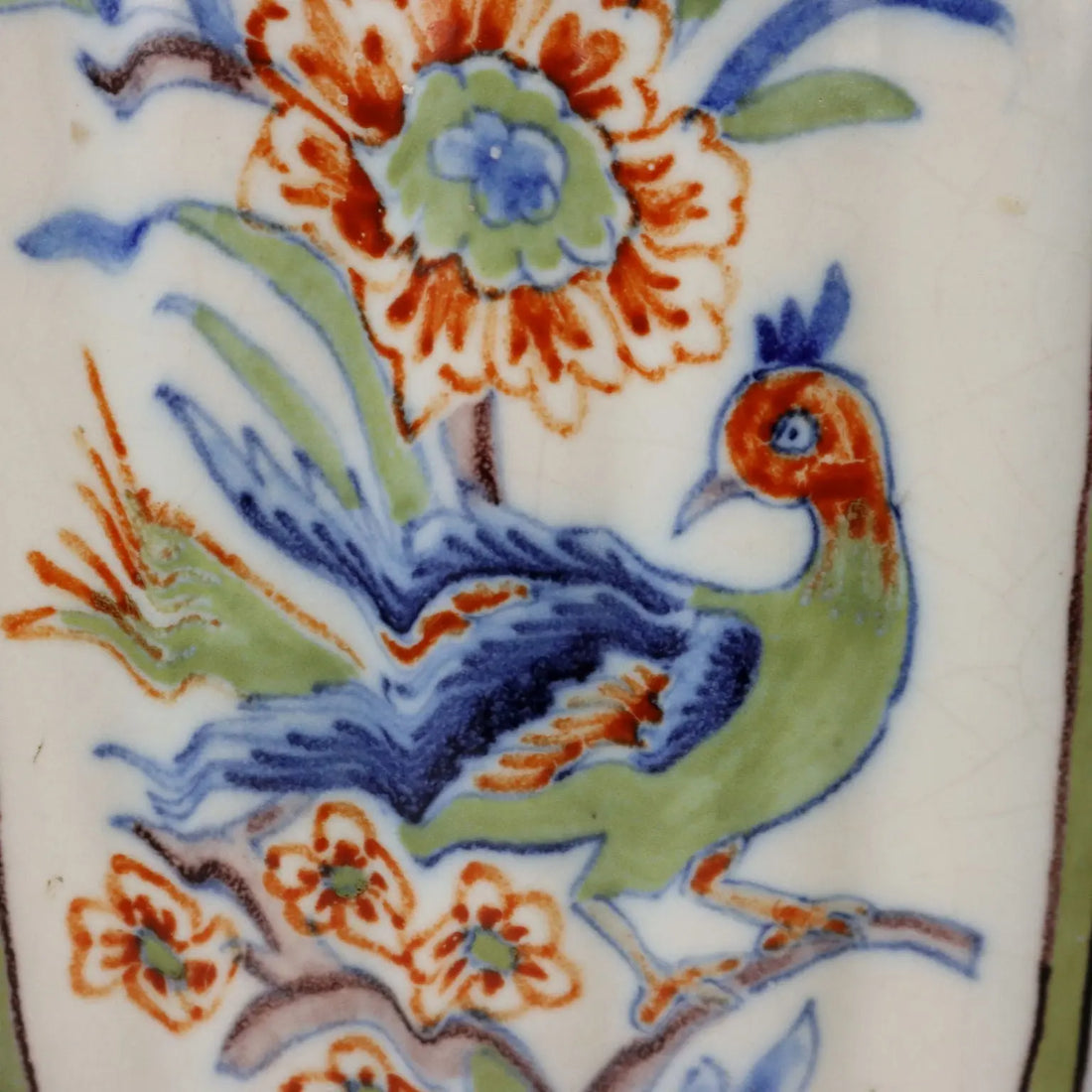 Ancient Vase Fully Decorated with Plants in Ceramic XX Century - France, 1920s | Antiques | Ceramics Products