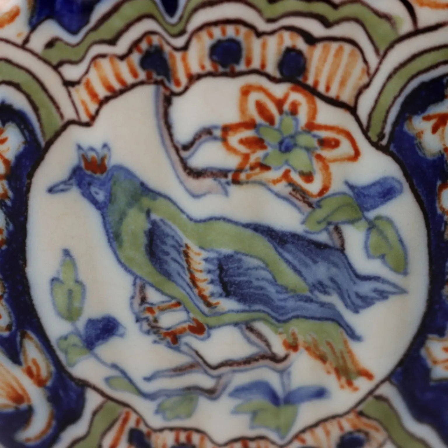 Ancient Vase Fully Decorated with Plants in Ceramic XX Century - France, 1920s | Antiques | Ceramics Products