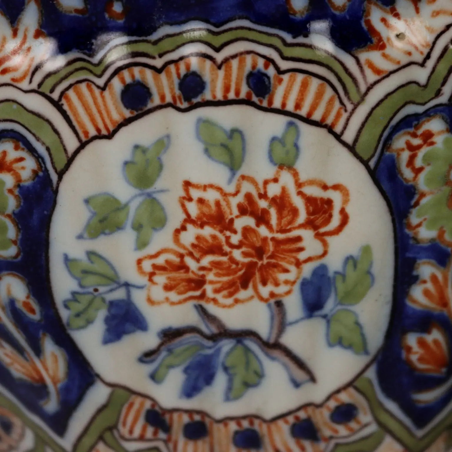 Ancient Vase Fully Decorated with Plants in Ceramic XX Century - France, 1920s | Antiques | Ceramics Products