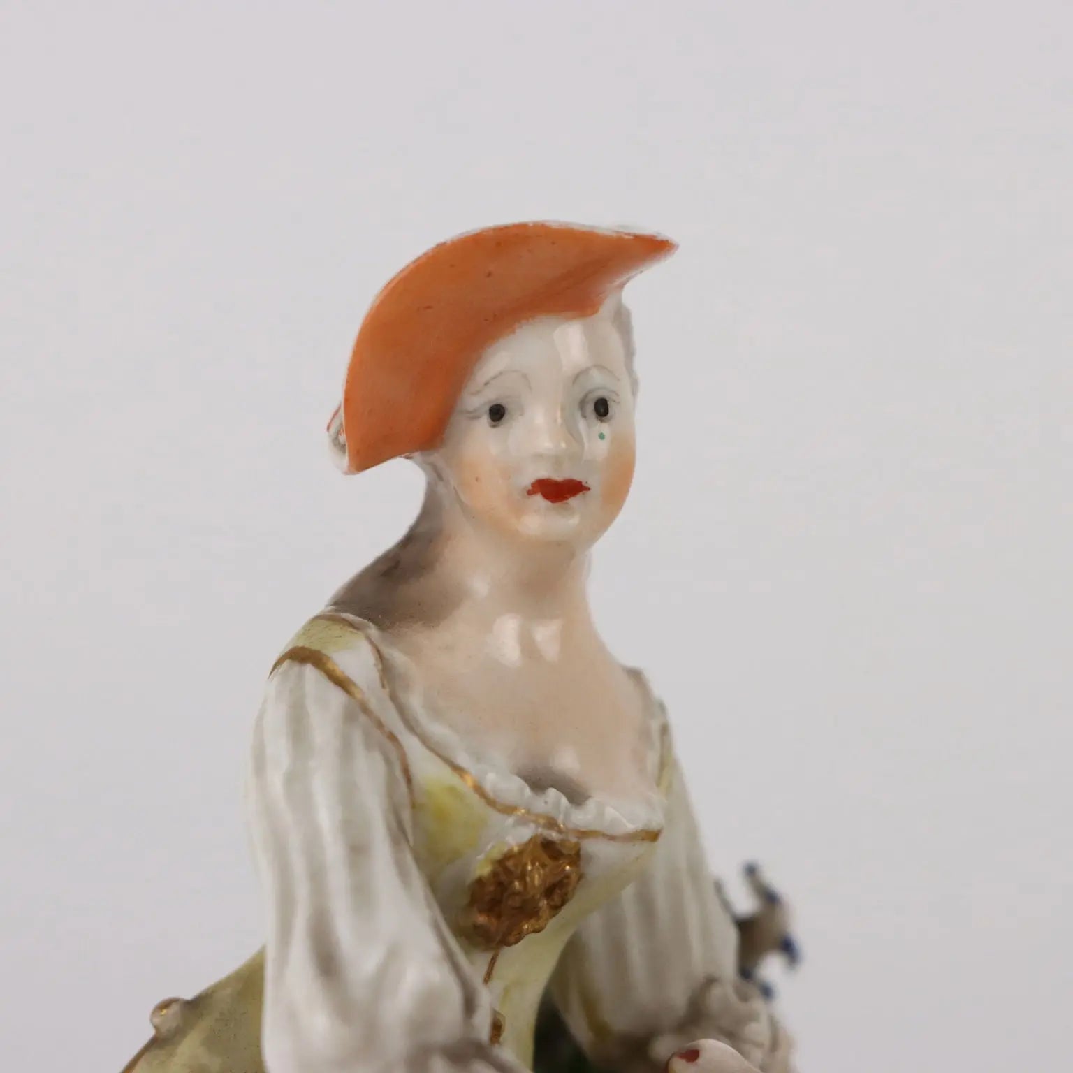 Ancient Porcelain Sculptures Europe '800 Multi-Colored Painted Ceramic - Europe XIX Century | Antiques | Ceramics Products