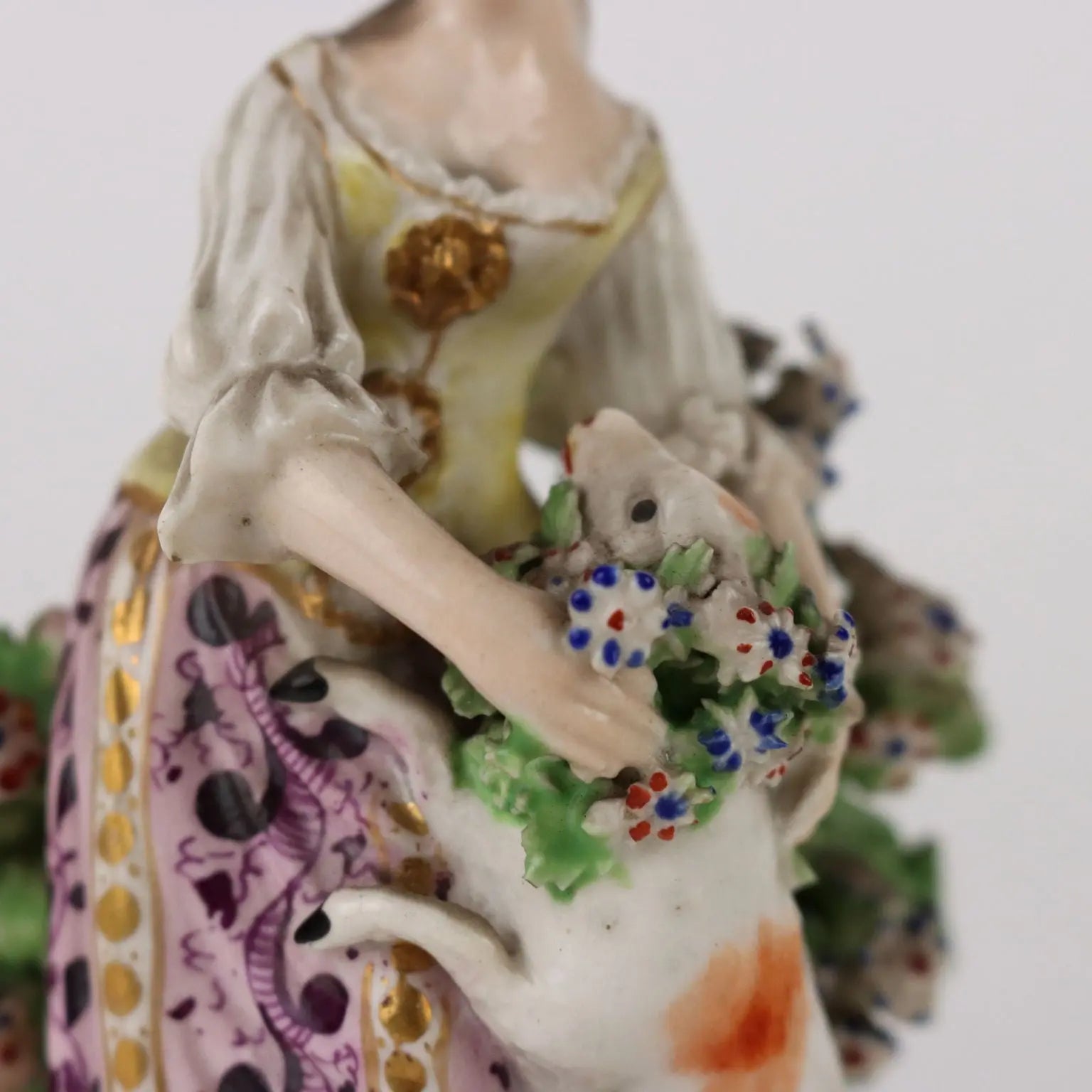 Ancient Porcelain Sculptures Europe '800 Multi-Colored Painted Ceramic - Europe XIX Century | Antiques | Ceramics Products