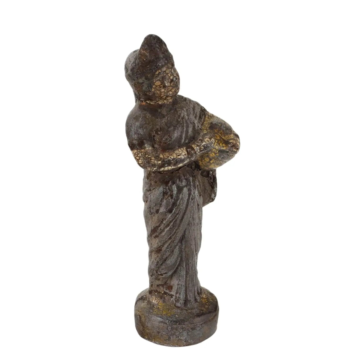 Antique Statue Coloured Terracotta XIX-XX Century - East, XIX-XX Century | Antiques | Ceramics Products