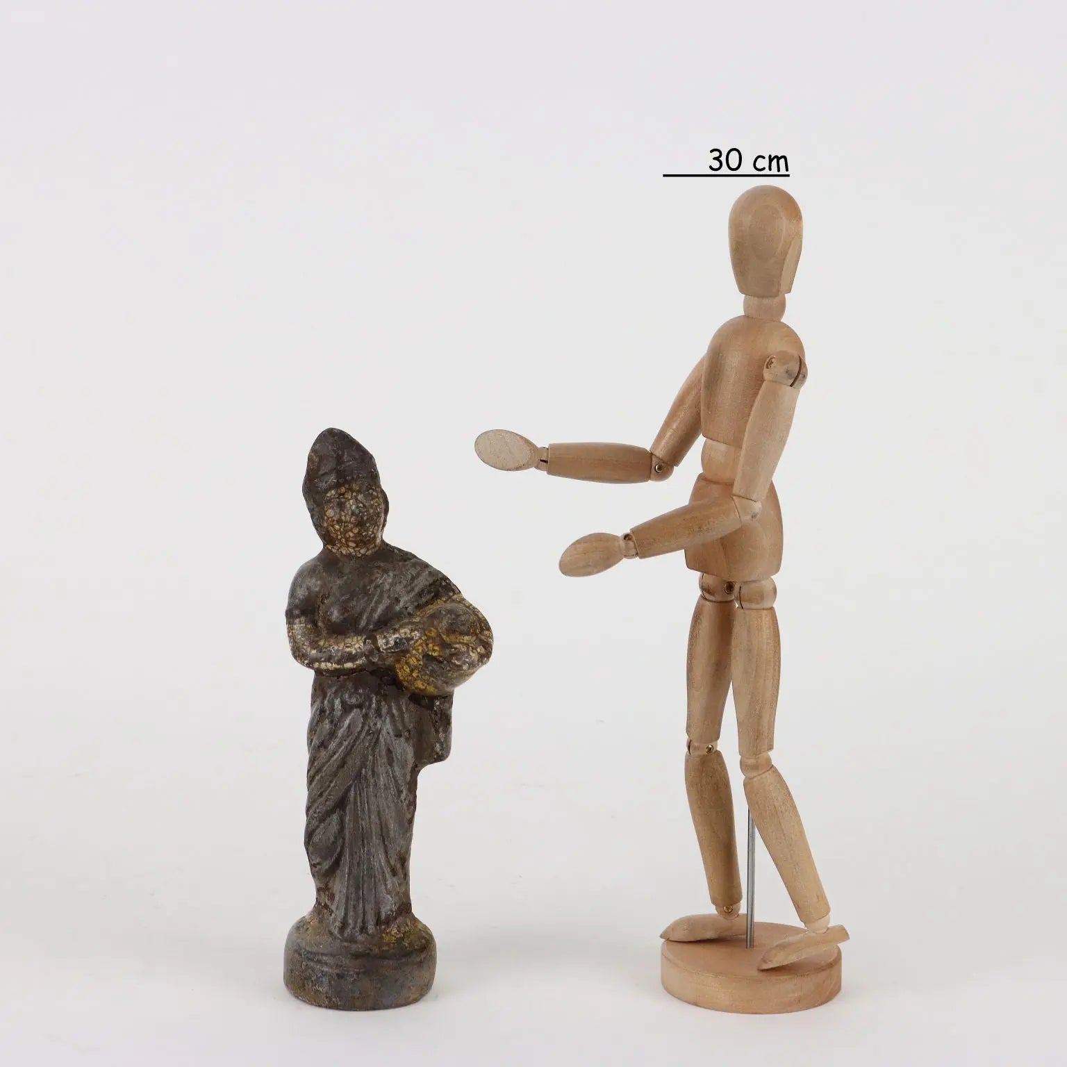 Antique Statue Coloured Terracotta XIX-XX Century - East, XIX-XX Century | Antiques | Ceramics Products