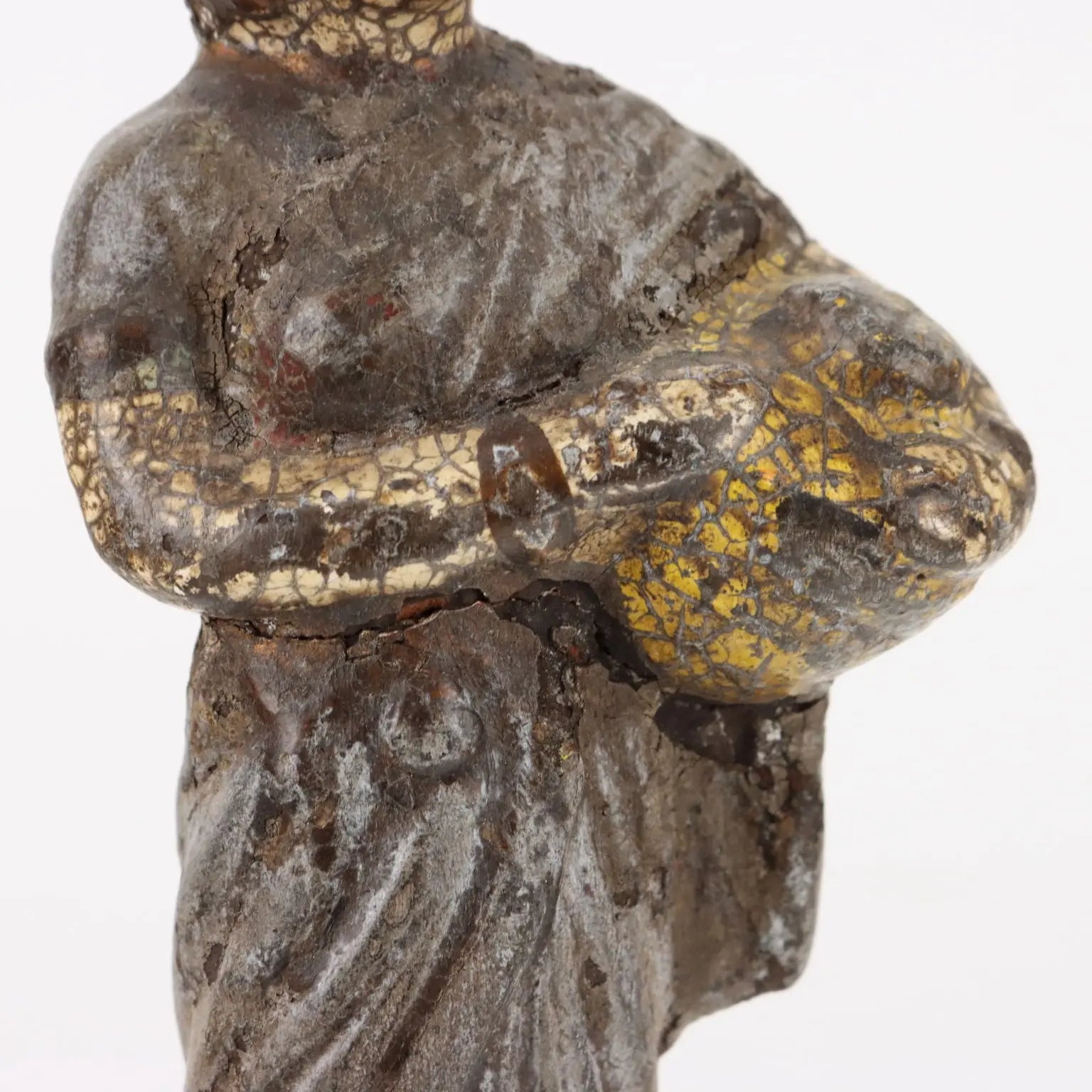 Antique Statue Coloured Terracotta XIX-XX Century - East, XIX-XX Century | Antiques | Ceramics Products