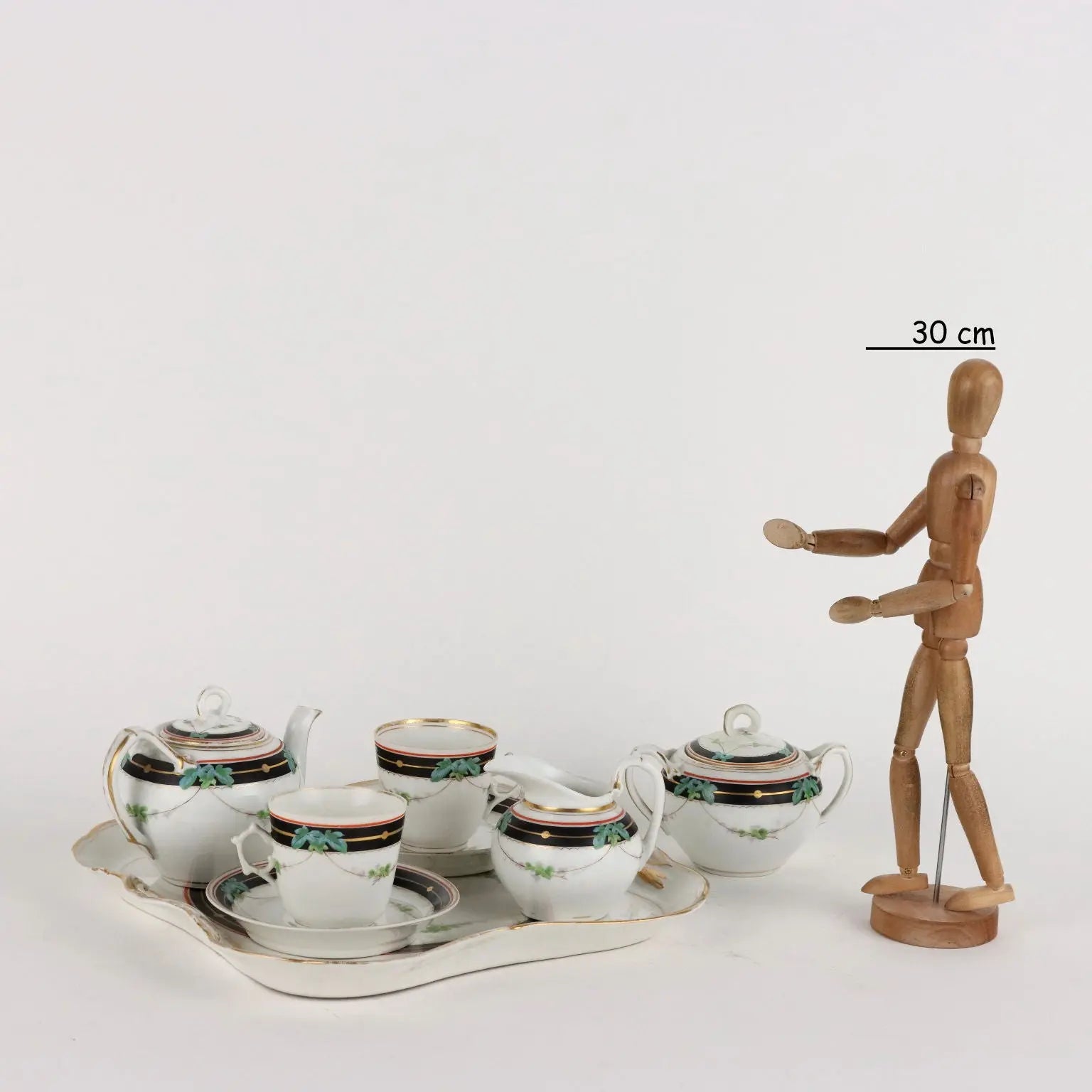 Tete a Tete Coffee Set in Old Paris Porcelain 1860 ca. - France, 1860 ca. | Antiques | Ceramics Products