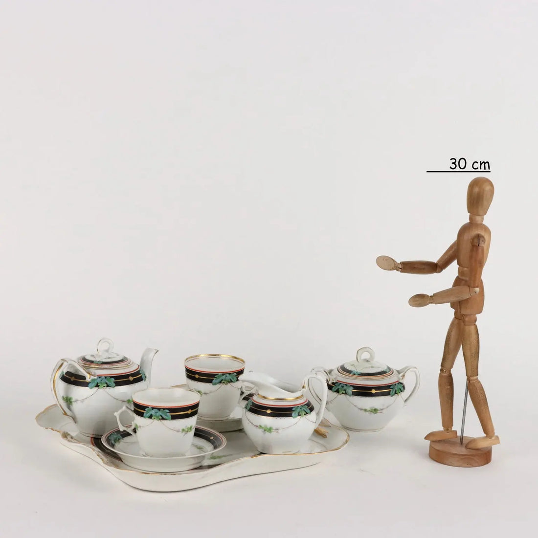 Tete a Tete Coffee Set in Old Paris Porcelain 1860 ca. - France, 1860 ca. | Antiques | Ceramics Products