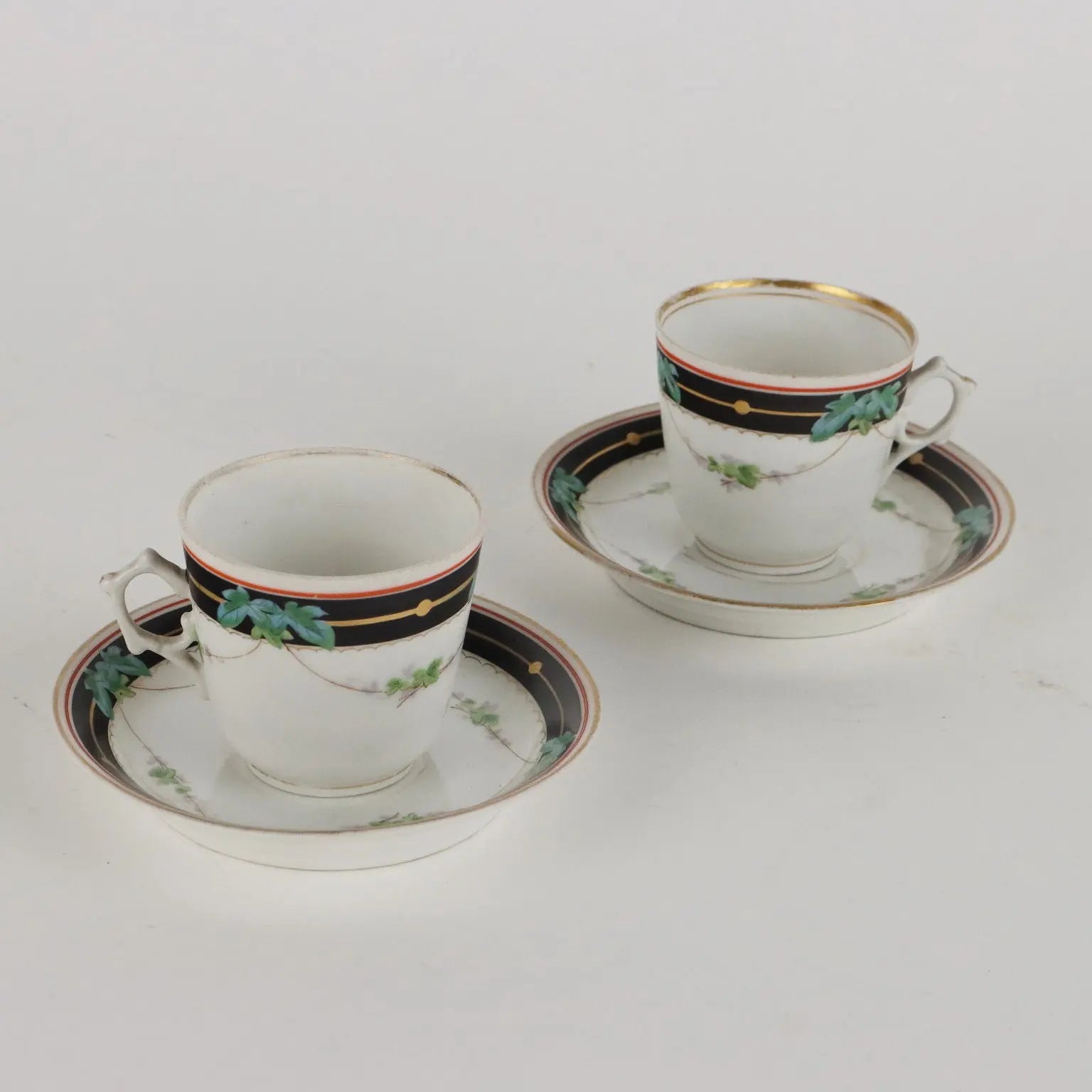 Tete a Tete Coffee Set in Old Paris Porcelain 1860 ca. - France, 1860 ca. | Antiques | Ceramics Products