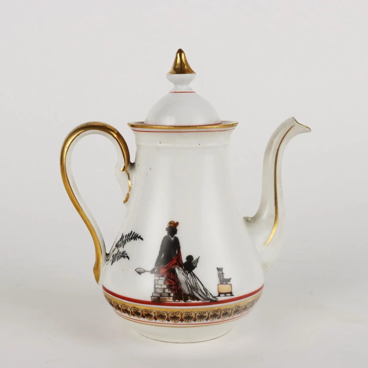 Ancient Tête à Tête Coffee Set Ginori Porcelain 1880 ca - Italy, 1880 ca. | Antiques | Ceramics Products