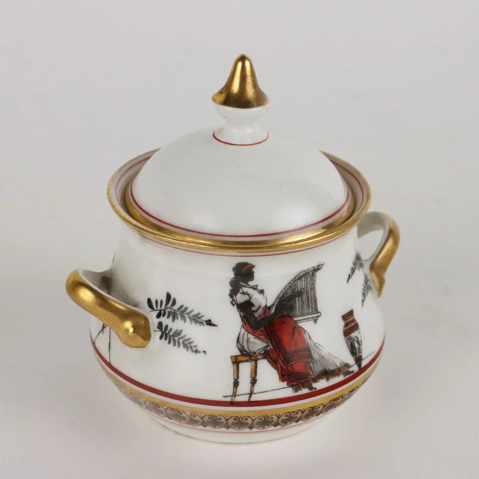 Ancient Tête à Tête Coffee Set Ginori Porcelain 1880 ca - Italy, 1880 ca. | Antiques | Ceramics Products