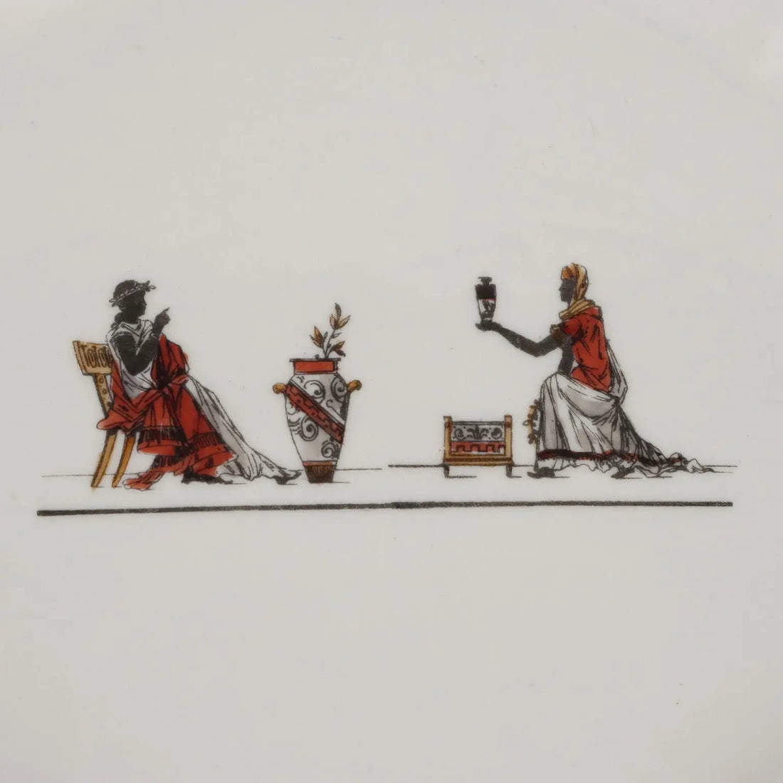 Ancient Tête à Tête Coffee Set Ginori Porcelain 1880 ca - Italy, 1880 ca. | Antiques | Ceramics Products