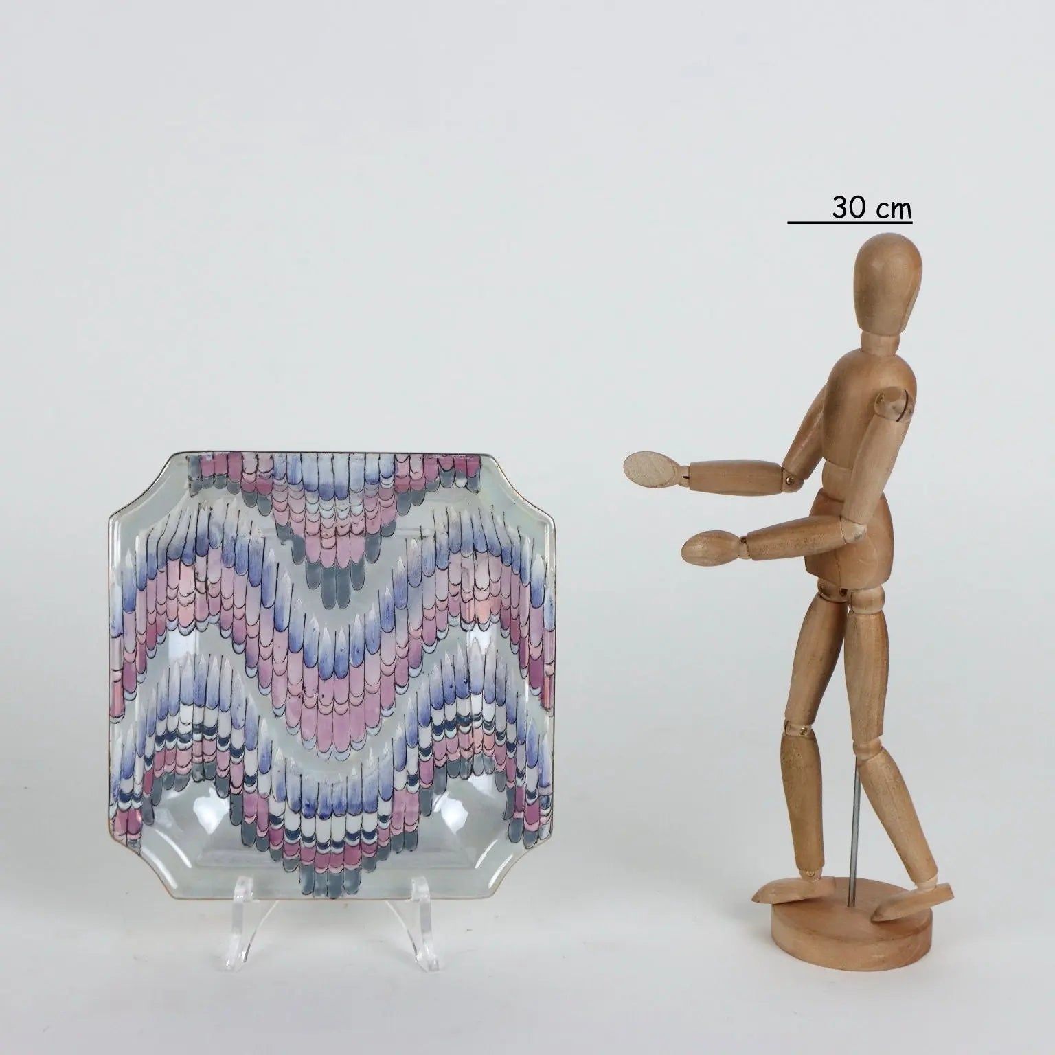 Vintage Plate from the 1990s Decorated Ceramic Objects - China, 1990s | Antiques  Ceramics Products