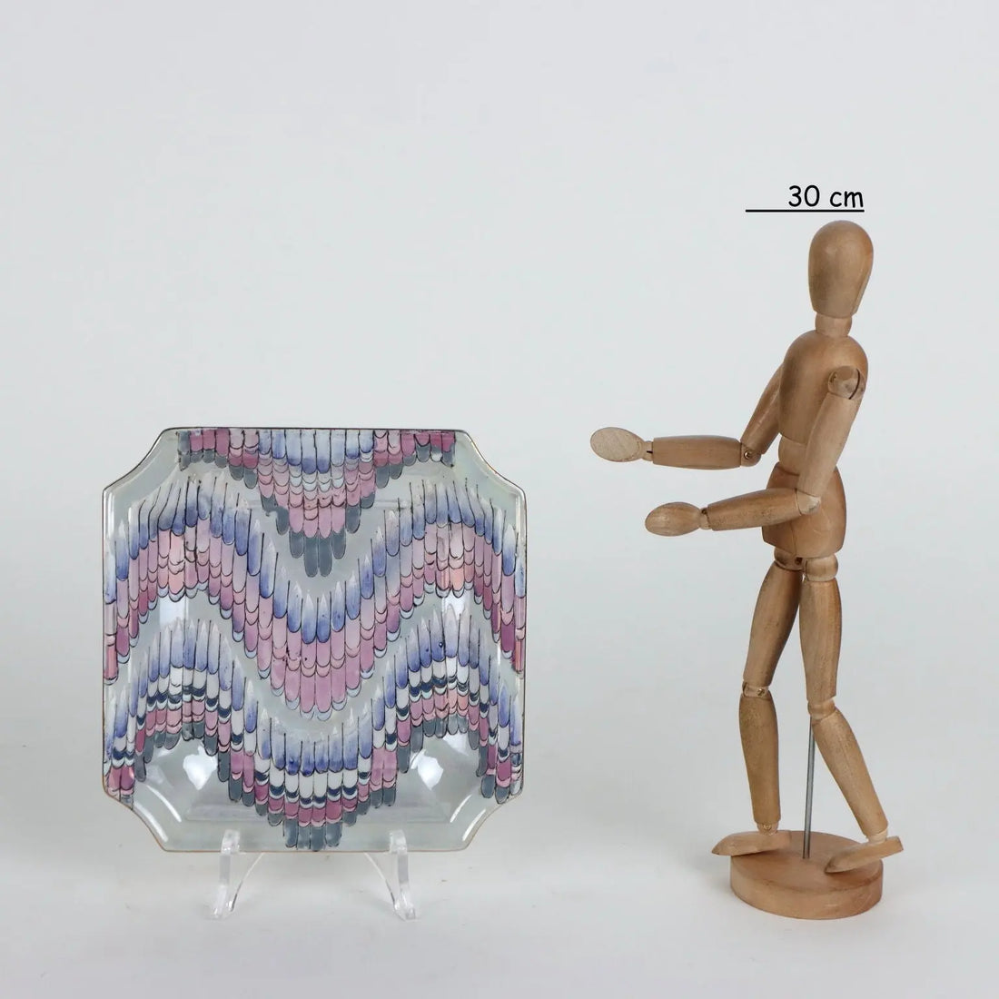 Vintage Plate from the 1990s Decorated Ceramic Objects - China, 1990s | Antiques  Ceramics Products