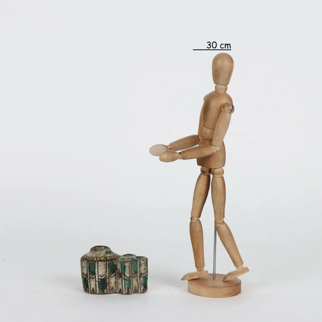 Ancient Inkwell '800 Enamelled Eartenware Coloured Decorations - Middle East 19th Century | Antiques | Ceramics Products