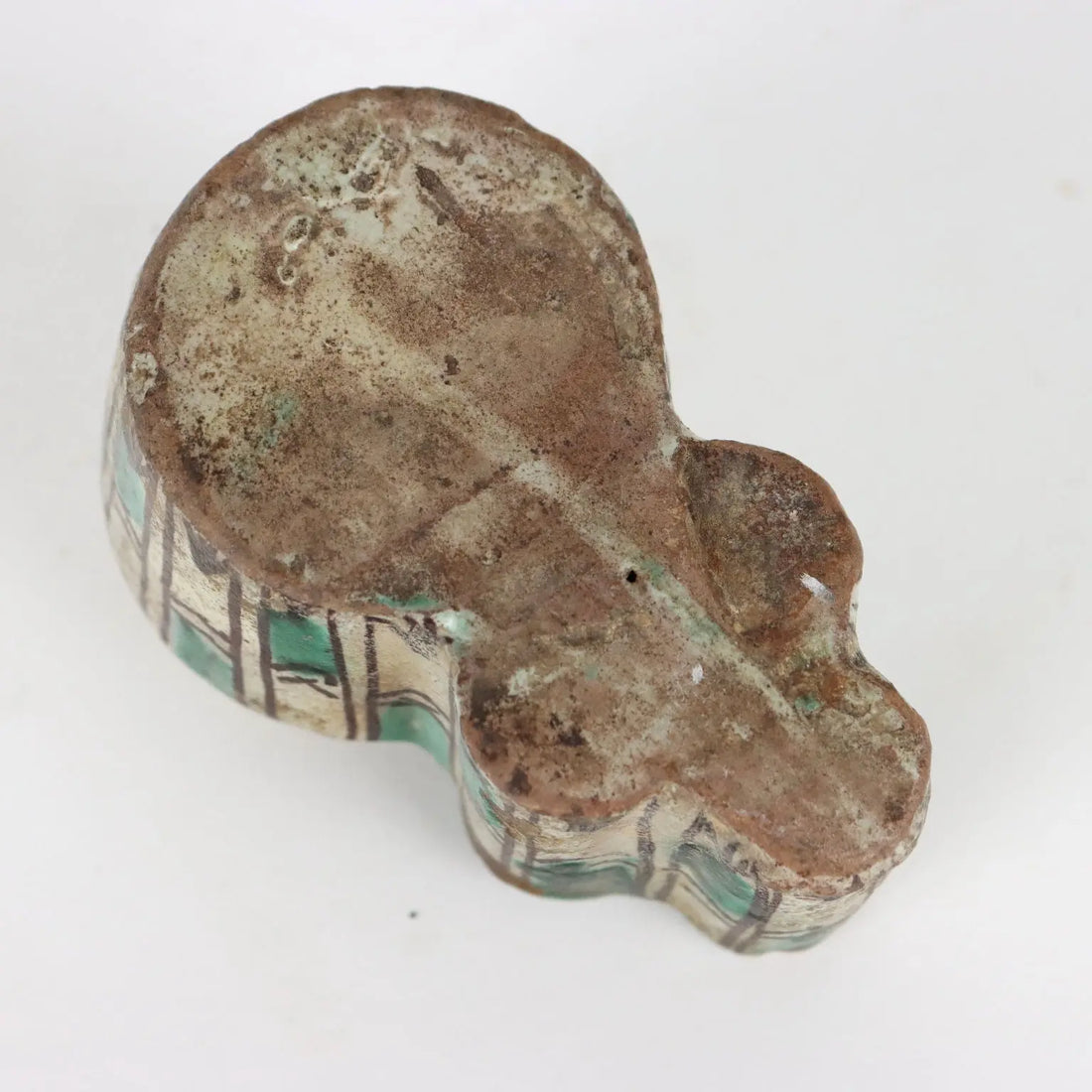 Ancient Inkwell '800 Enamelled Eartenware Coloured Decorations - Middle East 19th Century | Antiques | Ceramics Products