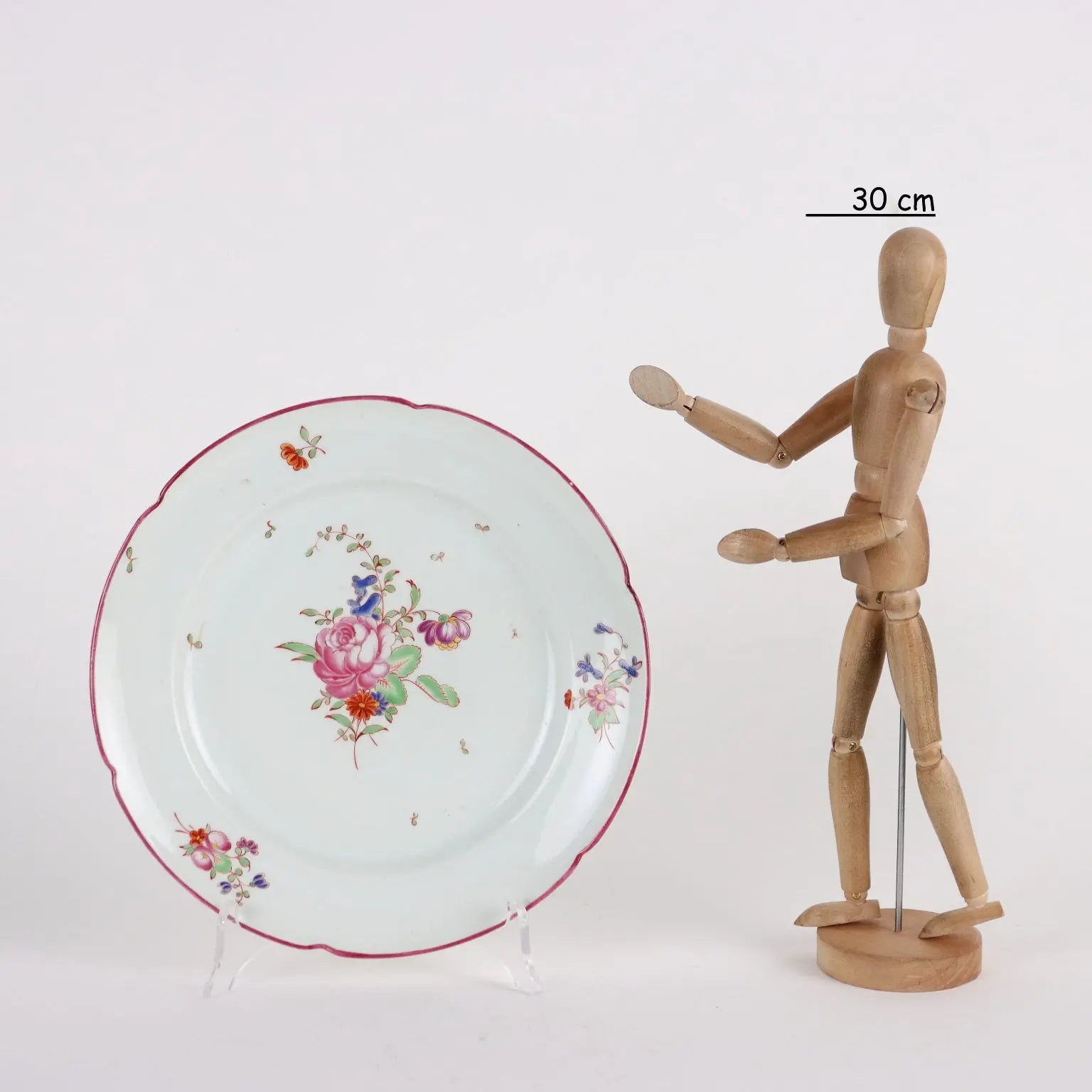Pair of Ancient Plates Ludwigsburg Man. Early XIX Century Porcelain - Germany Early 19th century | Antiques | Ceramics Products