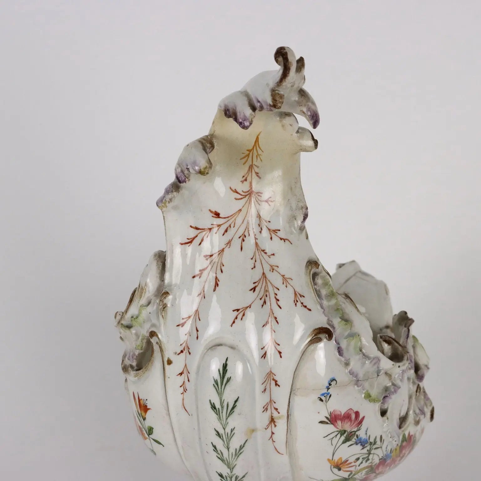 Ancient Centerpiece Nove Man. First Half XIX Century Majolica - Italy First Half of the 19th Century | Antiques | Ceramics Products