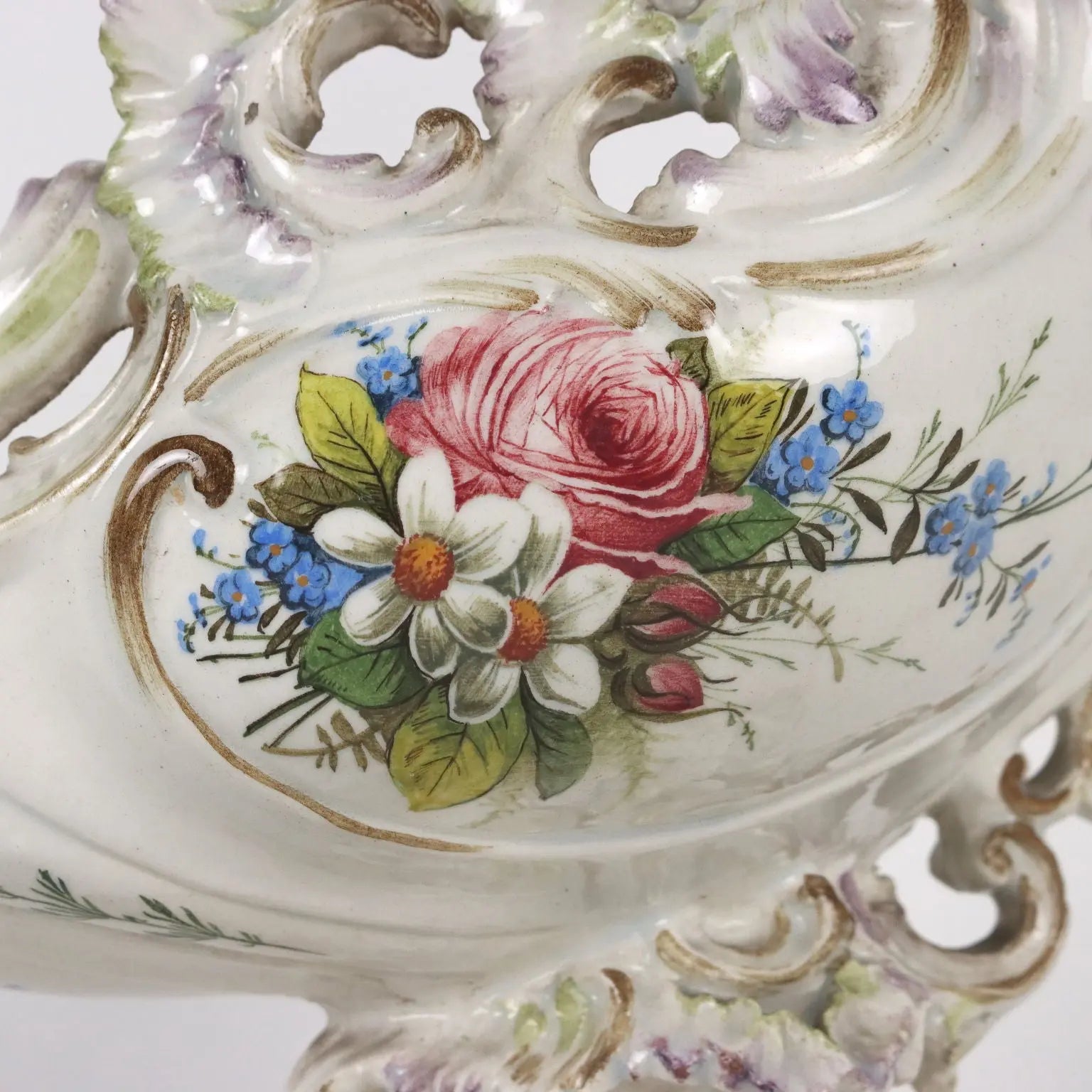 Ancient Centerpiece Nove Man. First Half XIX Century Majolica - Italy First Half of the 19th Century | Antiques | Ceramics Products