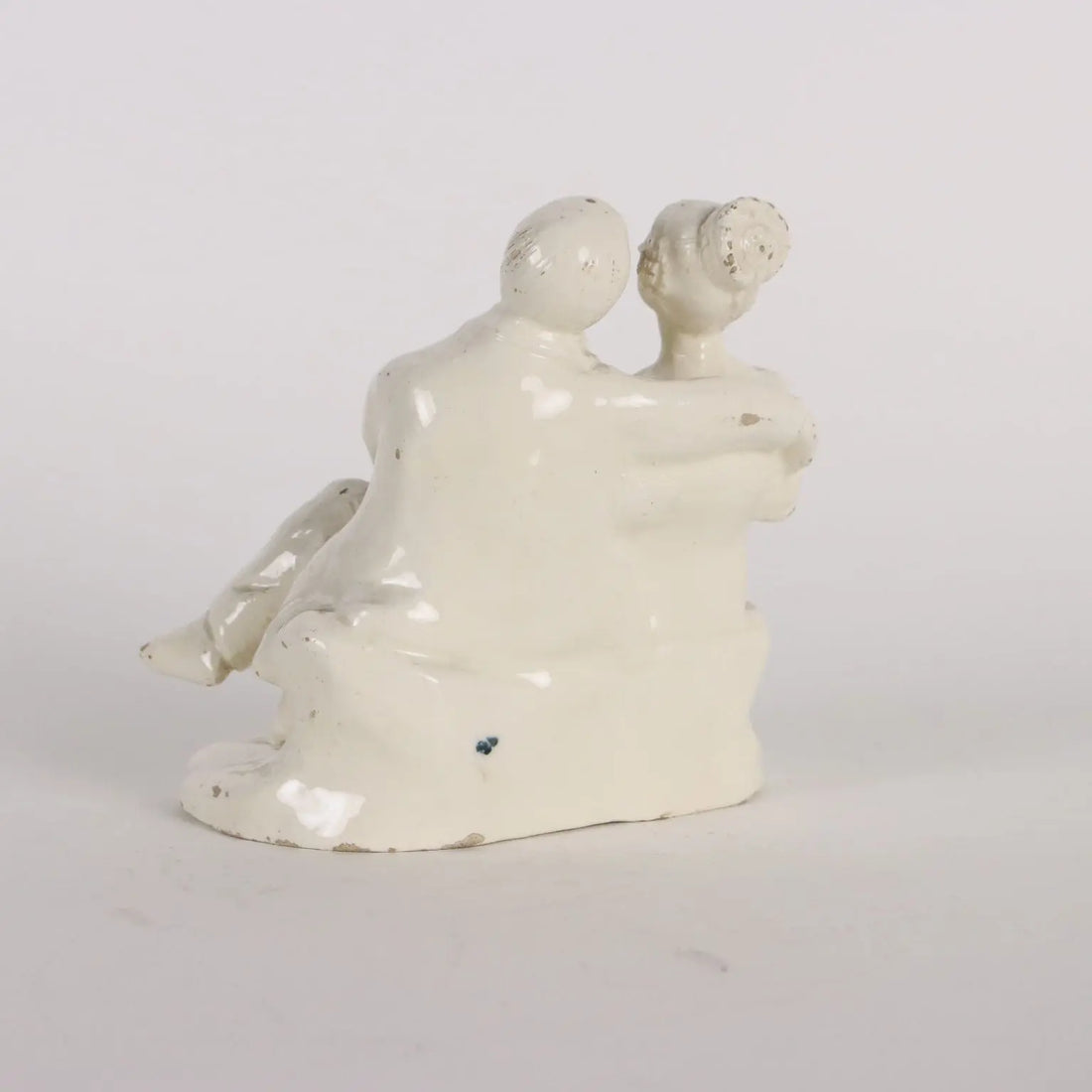 Ancient Sculpture Gallant Couple Venetian Manufacture '800 - Italy, Mid XIX Century | Antiques | Ceramics Products