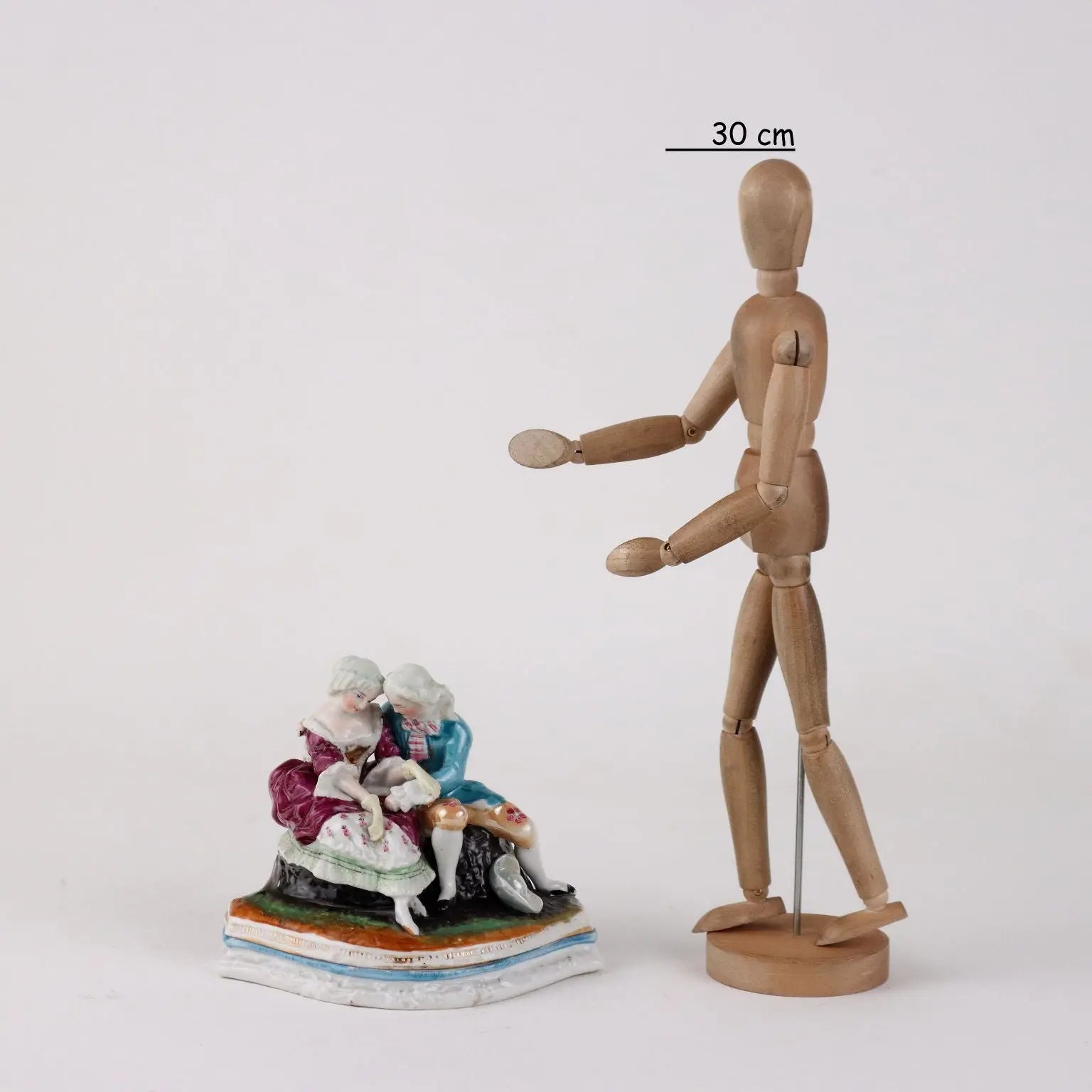 Ancient Inkwell The Old Paris 1860 Porcelain Elegant Scene - France, 1860 ca. | Antiques | Ceramics Products