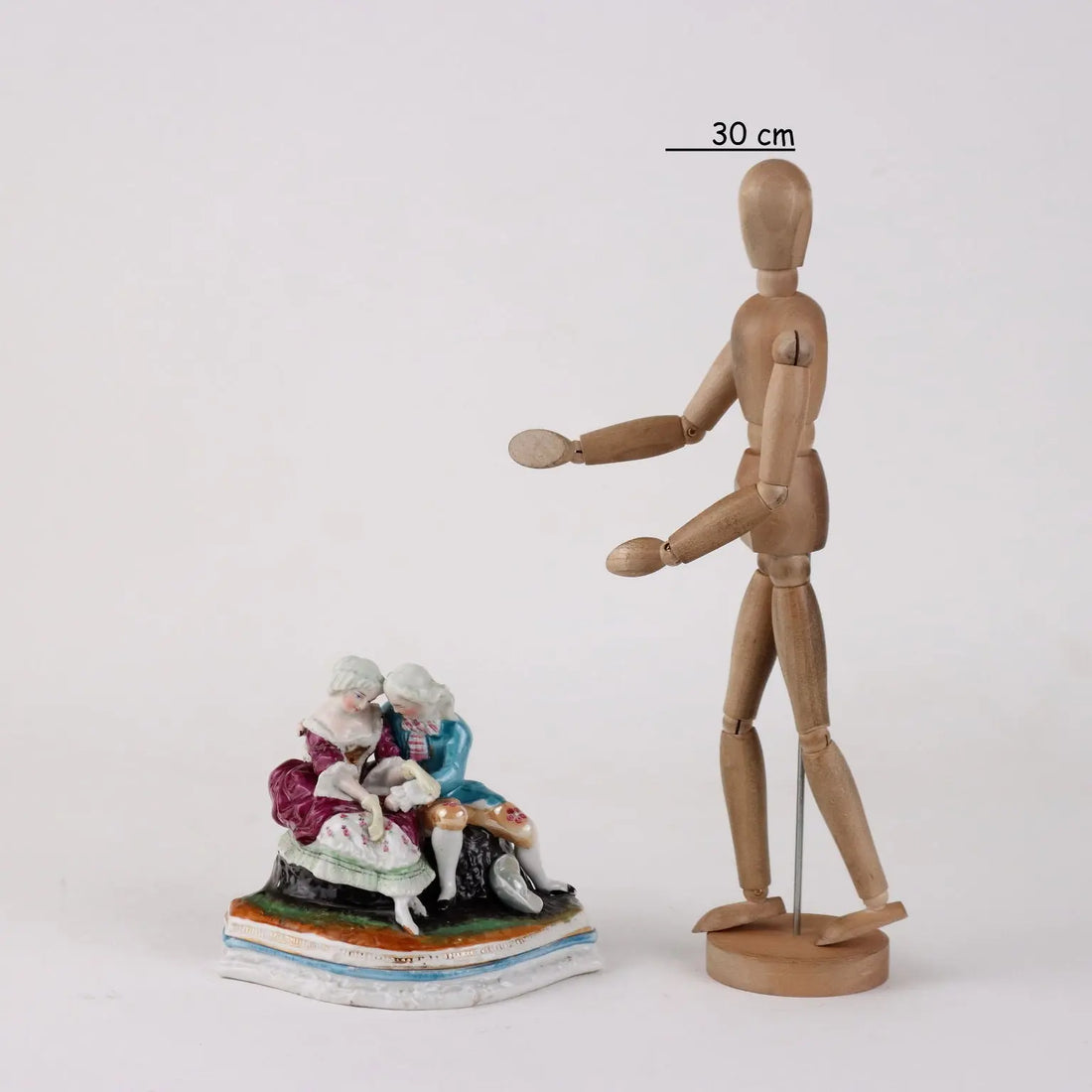 Ancient Inkwell The Old Paris 1860 Porcelain Elegant Scene - France, 1860 ca. | Antiques | Ceramics Products