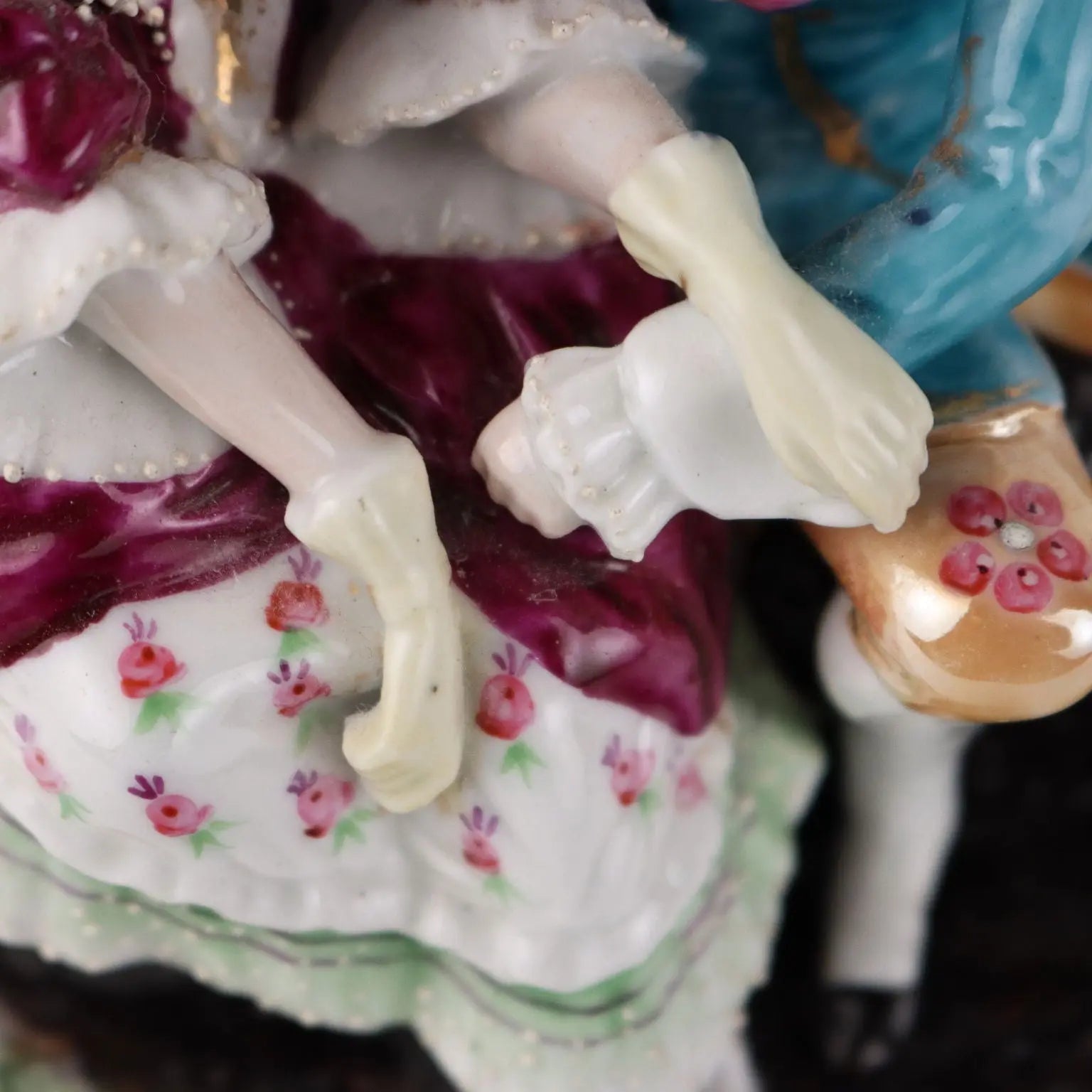 Ancient Inkwell The Old Paris 1860 Porcelain Elegant Scene - France, 1860 ca. | Antiques | Ceramics Products