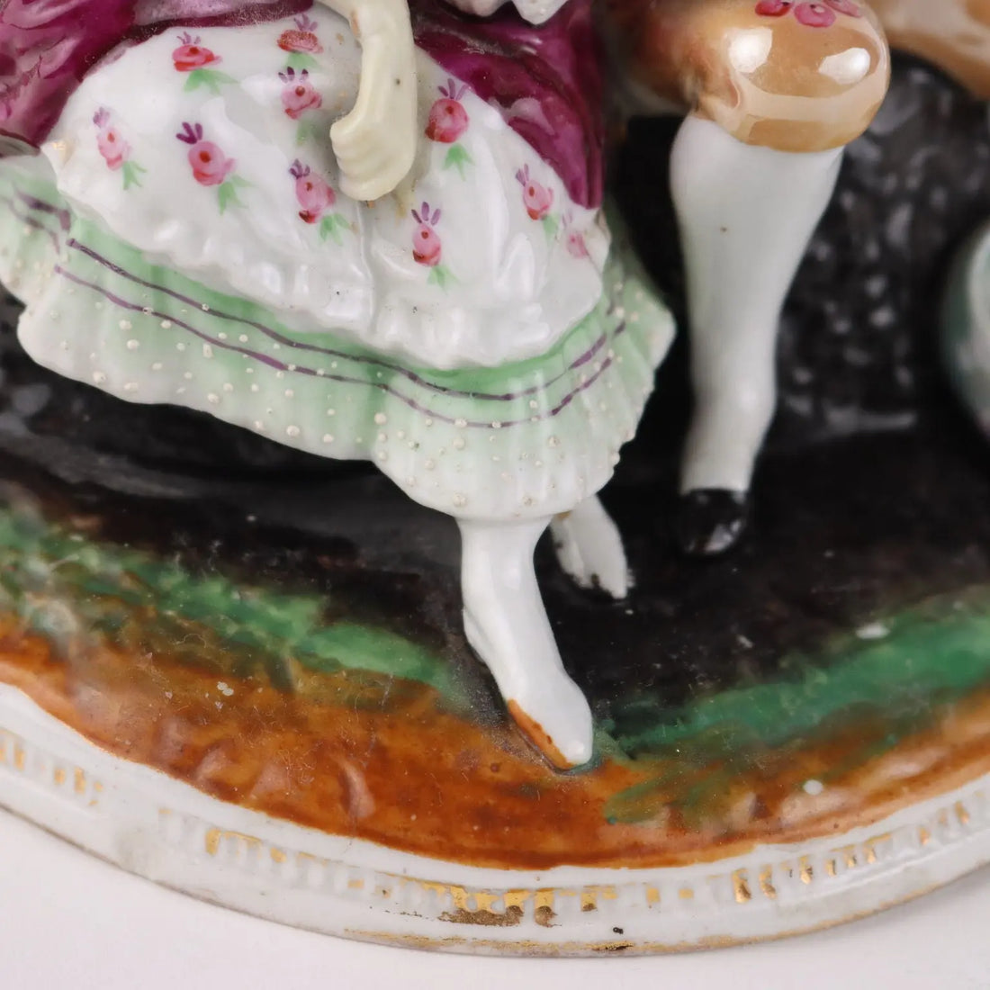 Ancient Inkwell The Old Paris 1860 Porcelain Elegant Scene - France, 1860 ca. | Antiques | Ceramics Products