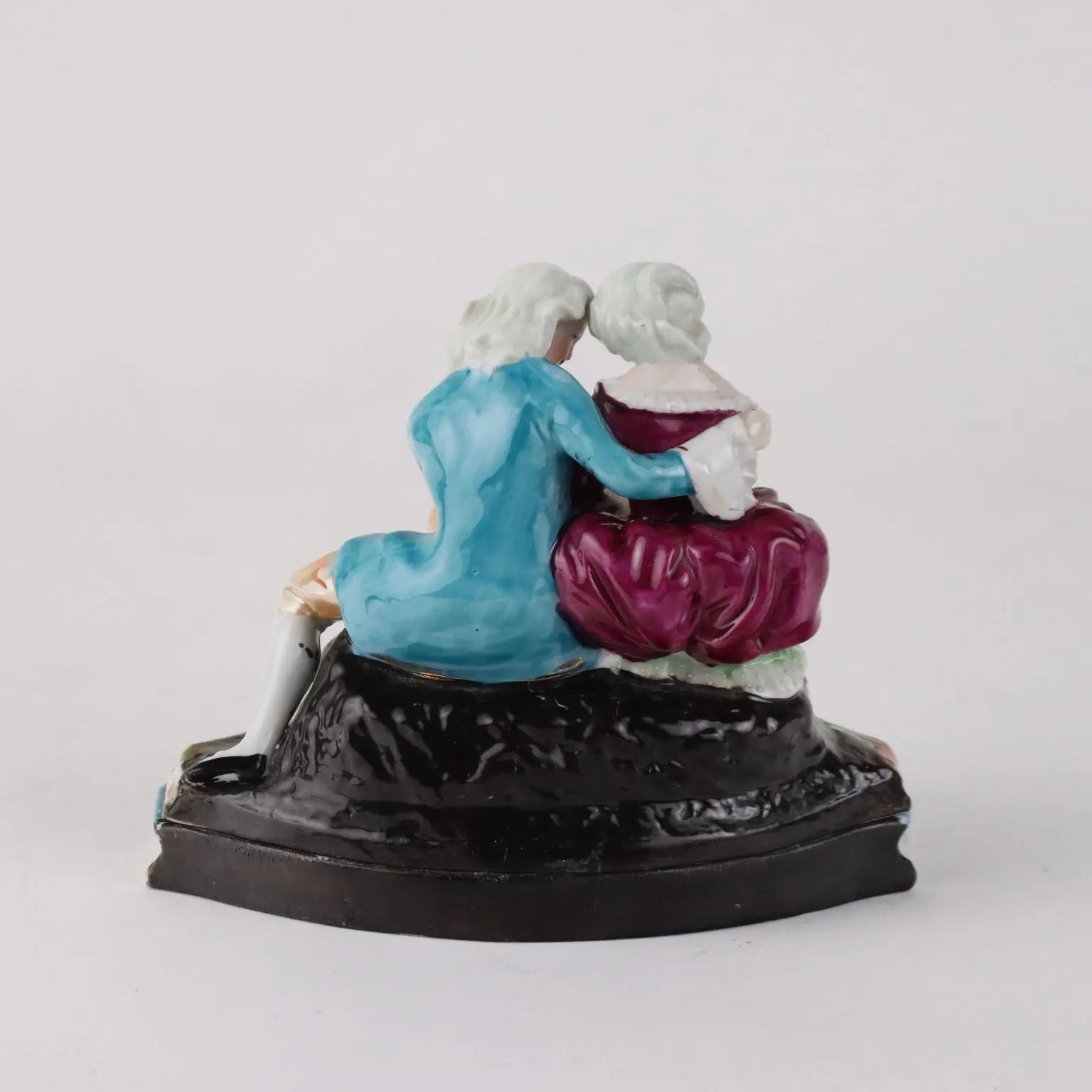 Ancient Inkwell The Old Paris 1860 Porcelain Elegant Scene - France, 1860 ca. | Antiques | Ceramics Products