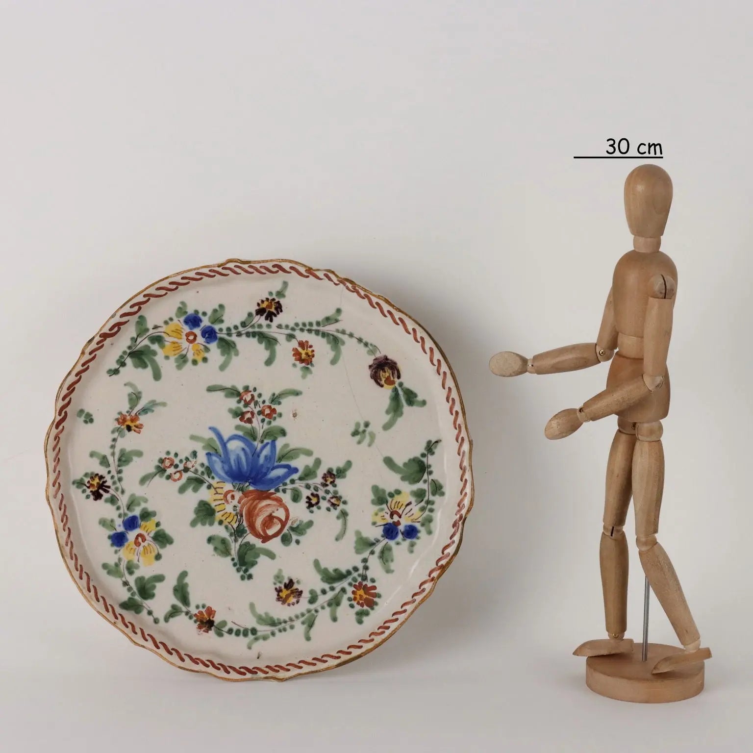 Antique Fruit Stand Coloured Majolica France XIX Century - France, Second Half XIX Century | Antiques | Ceramics Products