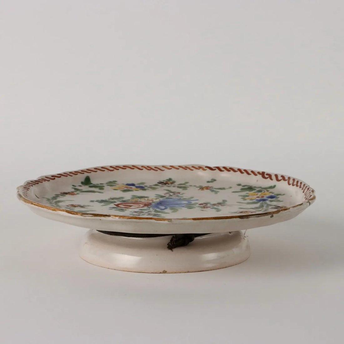 Antique Fruit Stand Coloured Majolica France XIX Century - France, Second Half XIX Century | Antiques | Ceramics Products
