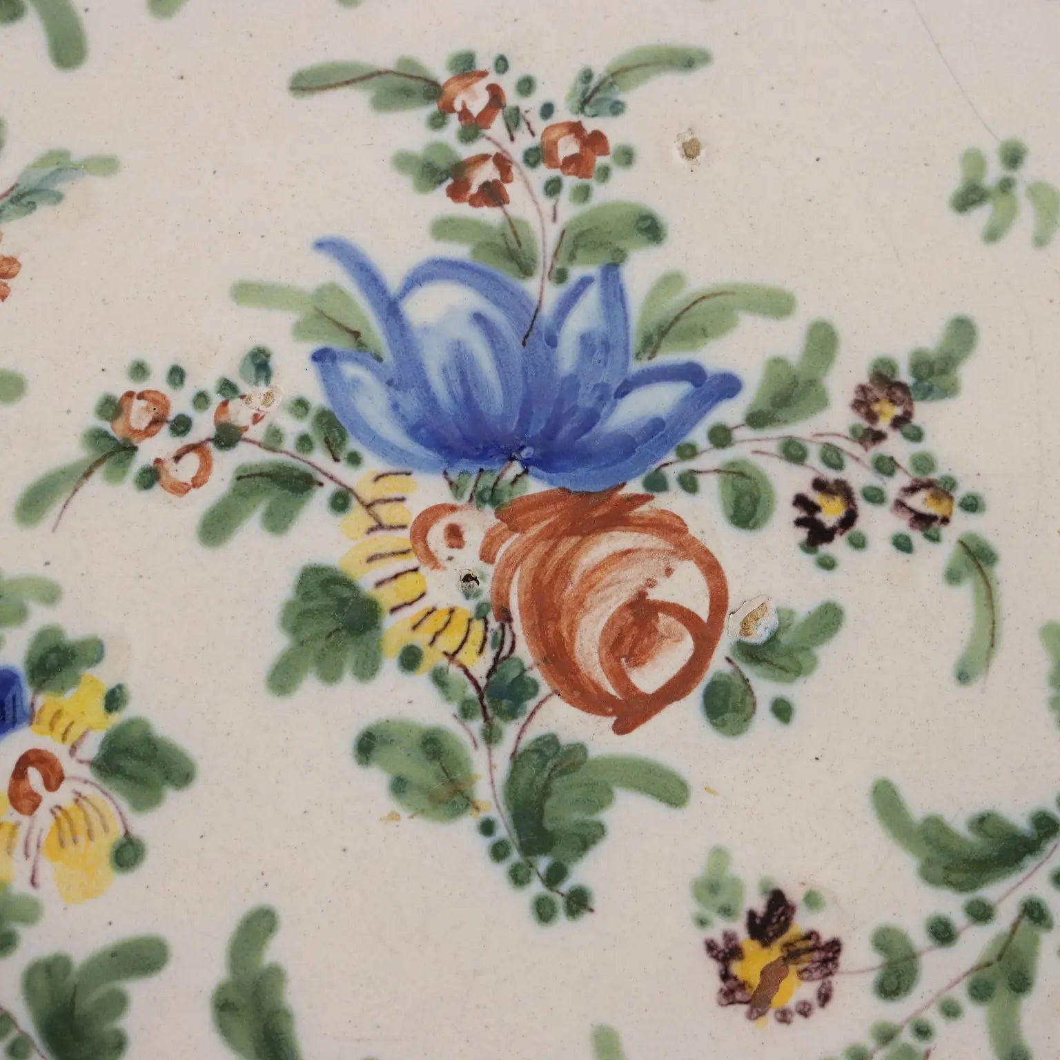 Antique Fruit Stand Coloured Majolica France XIX Century - France, Second Half XIX Century | Antiques | Ceramics Products