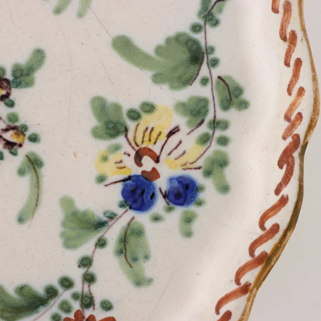 Antique Fruit Stand Coloured Majolica France XIX Century - France, Second Half XIX Century | Antiques | Ceramics Products