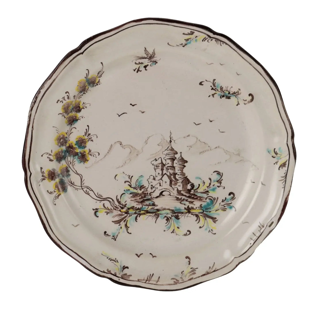 Antique Plate Coloured Majolica Italy XIX-XX Century - Italy, Late XIX - Early XX Century | Antiques | Ceramics Products