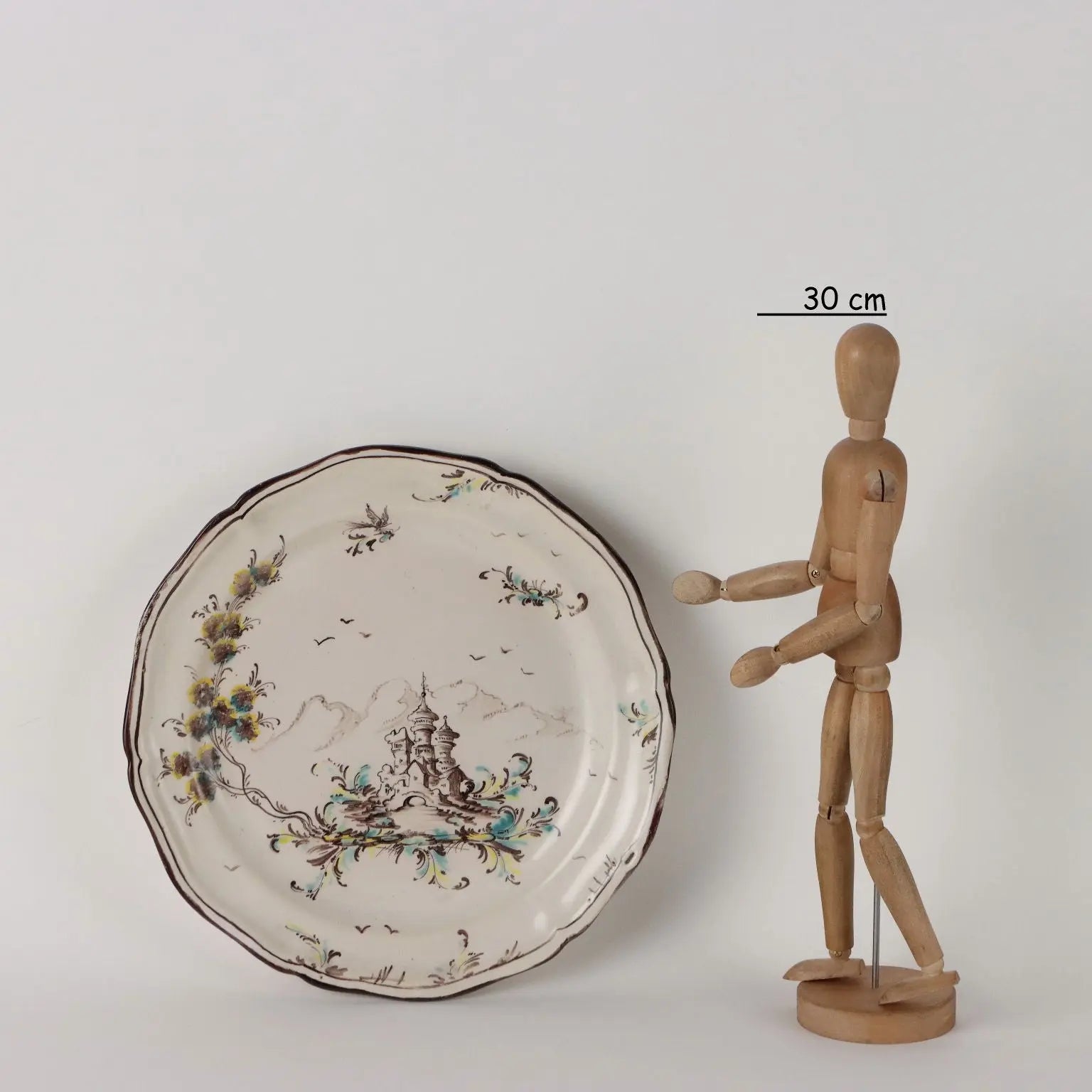 Antique Plate Coloured Majolica Italy XIX-XX Century - Italy, Late XIX - Early XX Century | Antiques | Ceramics Products