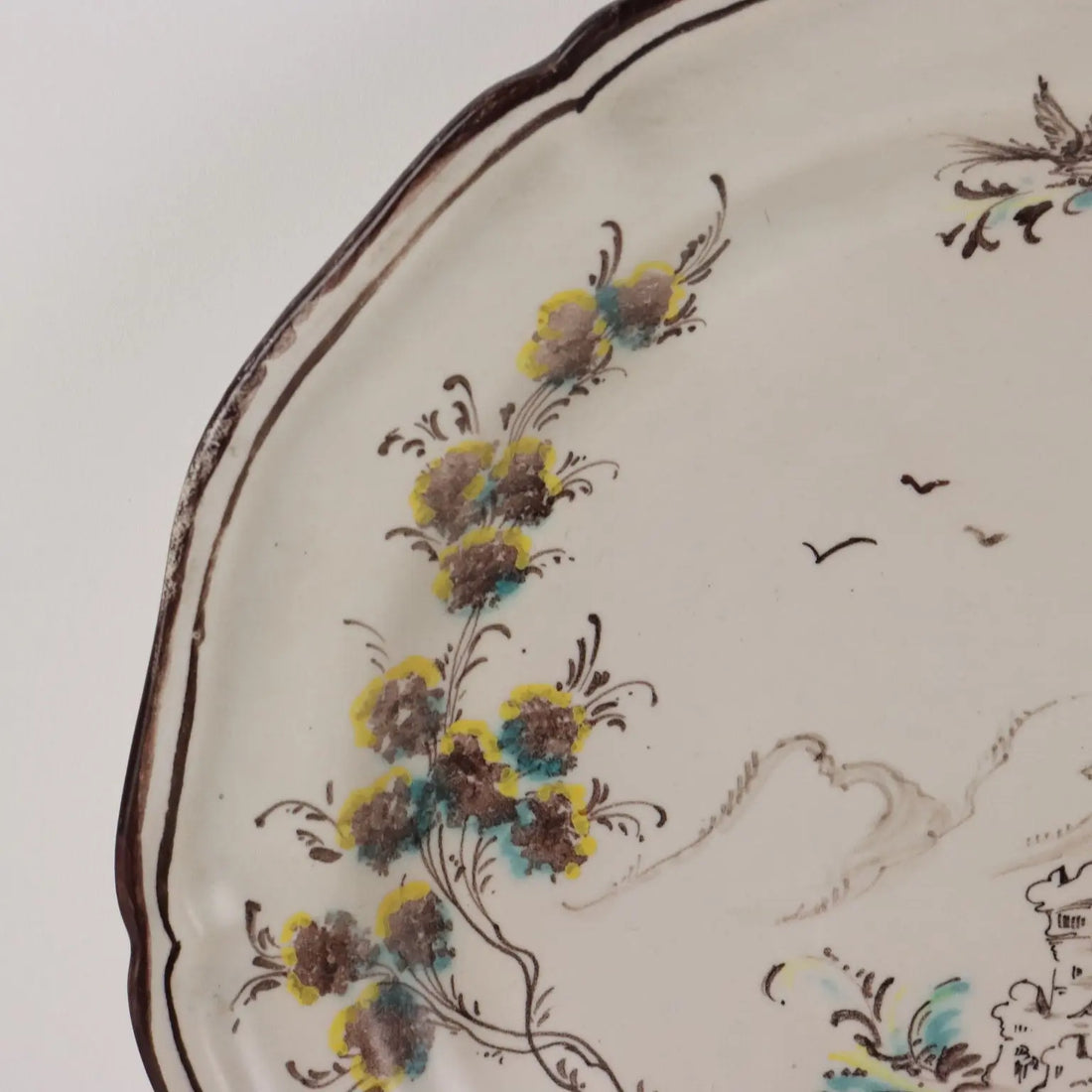 Antique Plate Coloured Majolica Italy XIX-XX Century - Italy, Late XIX - Early XX Century | Antiques | Ceramics Products