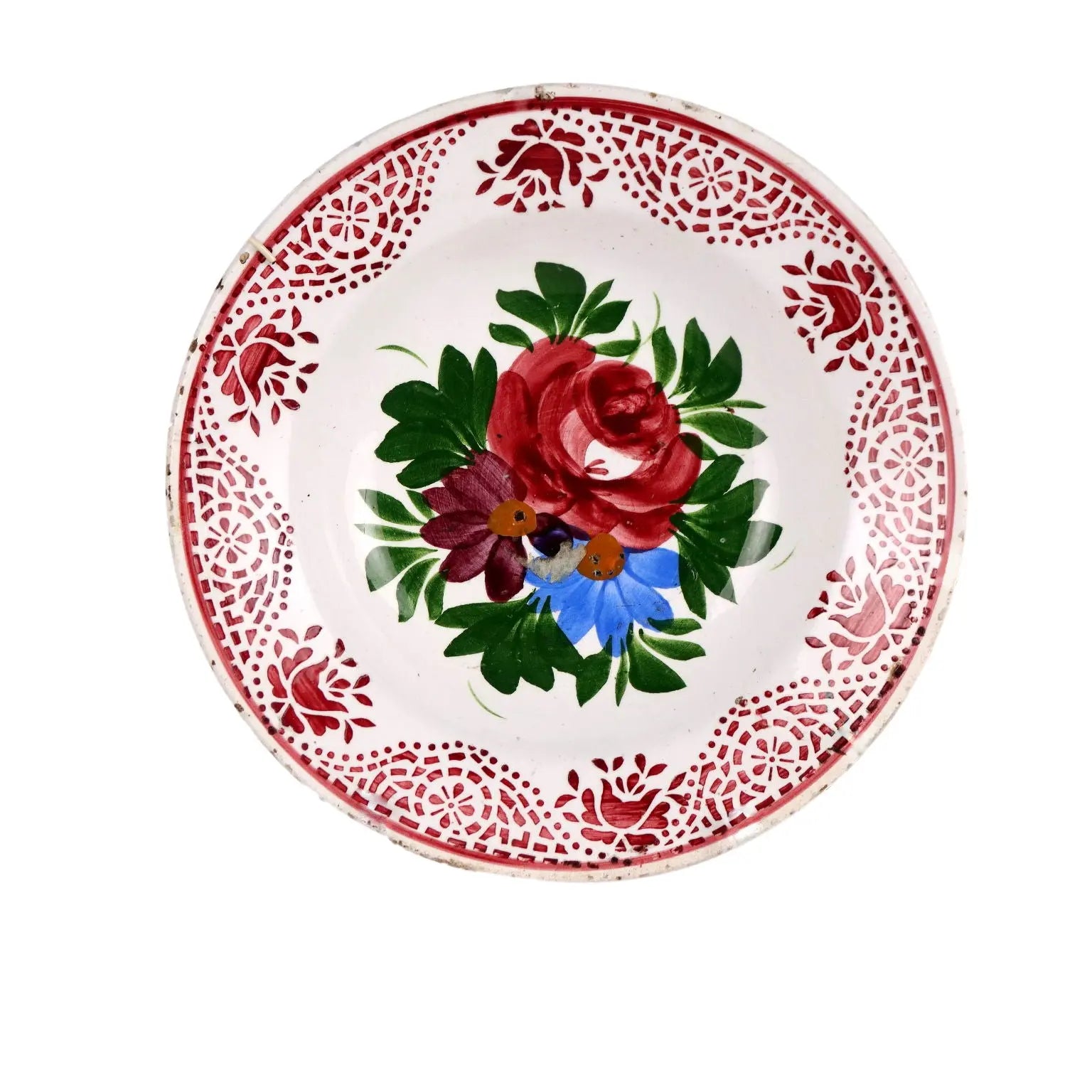 Antique Plate Majolica Ceramic France XX Century - France, Early XX Century | Antiques | Ceramics Products