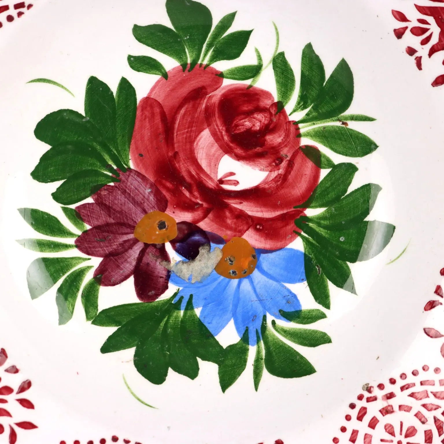 Antique Plate Majolica Ceramic France XX Century - France, Early XX Century | Antiques | Ceramics Products