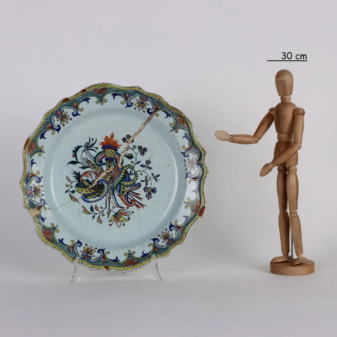 Antique Plate Rouen's Majolica France Mid XIX Century - France, Mid XIX Century | Antiques | Ceramics Products