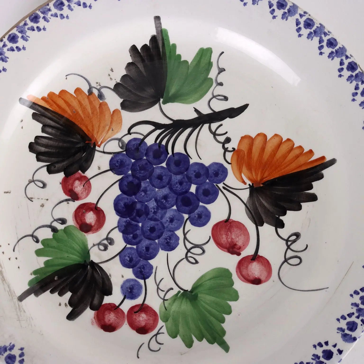 Group of 6 Antique Plates Majolica Northern Italy XIX Century - Northern Italy, Late XIX Century | Antiques | Ceramics Products
