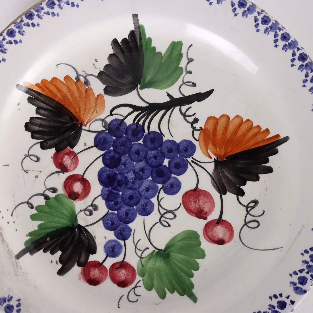 Group of 6 Antique Plates Majolica Northern Italy XIX Century - Northern Italy, Late XIX Century | Antiques | Ceramics Products