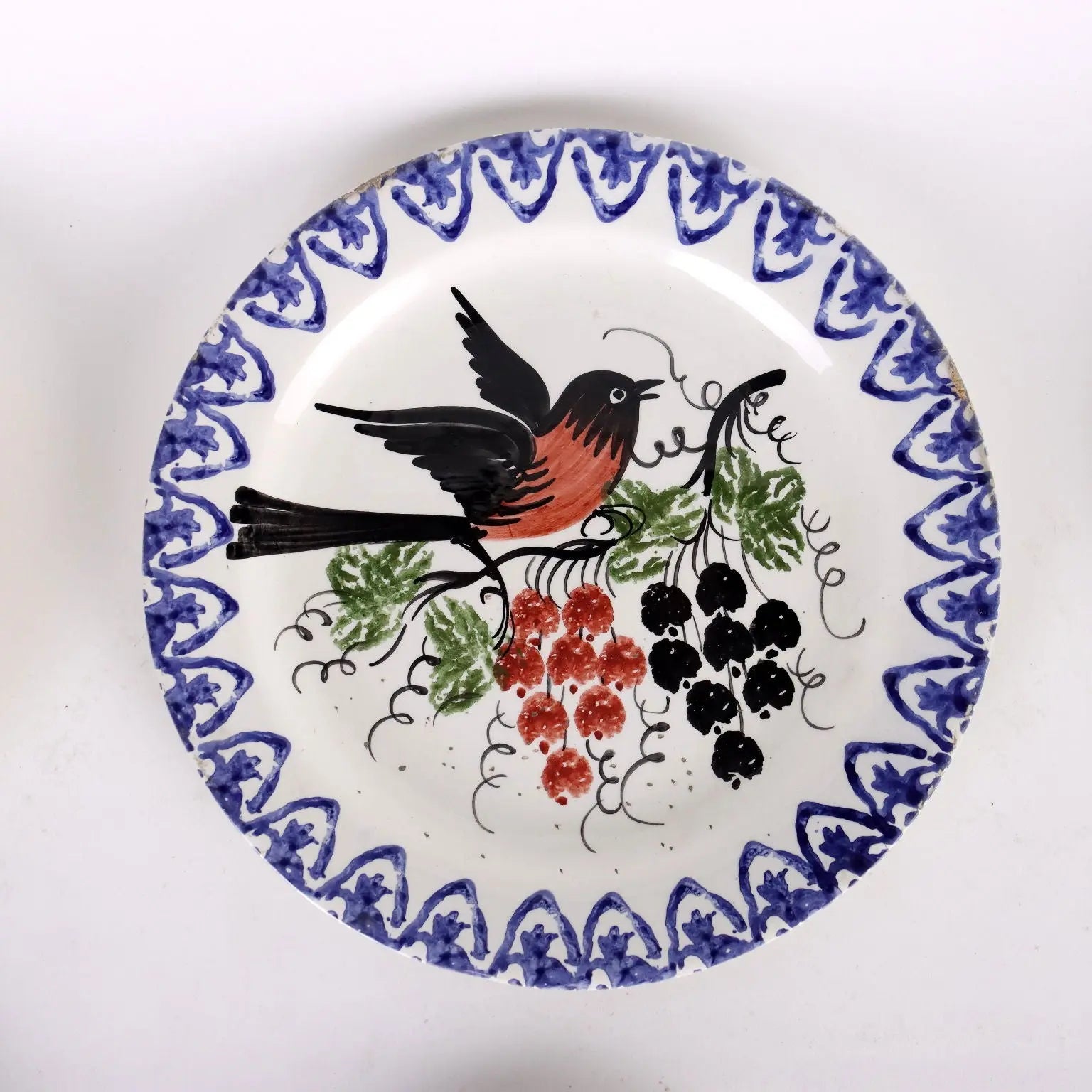 Group of 6 Antique Plates Majolica Northern Italy XIX Century - Northern Italy, Late XIX Century | Antiques | Ceramics Products