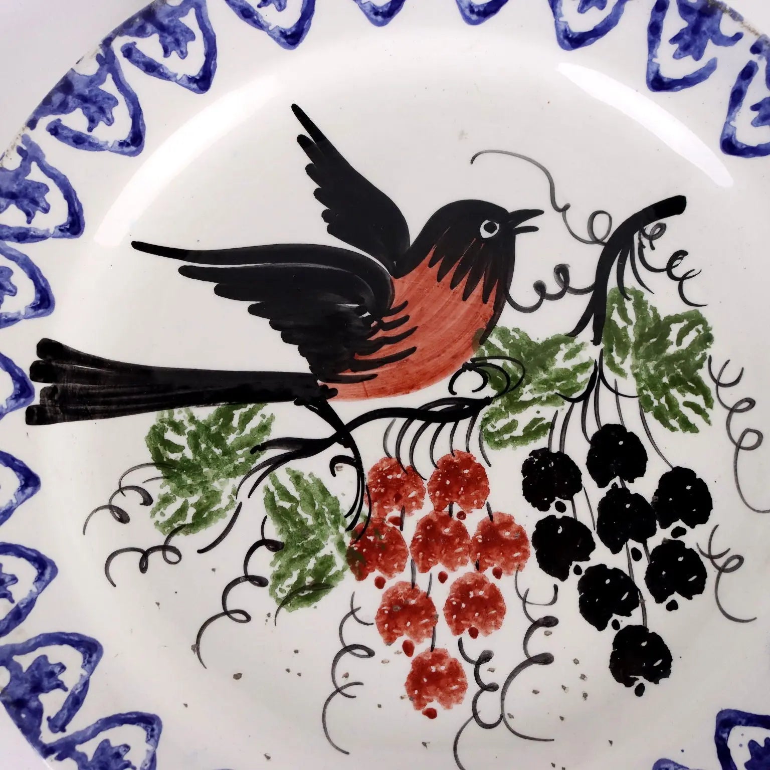 Group of 6 Antique Plates Majolica Northern Italy XIX Century - Northern Italy, Late XIX Century | Antiques | Ceramics Products