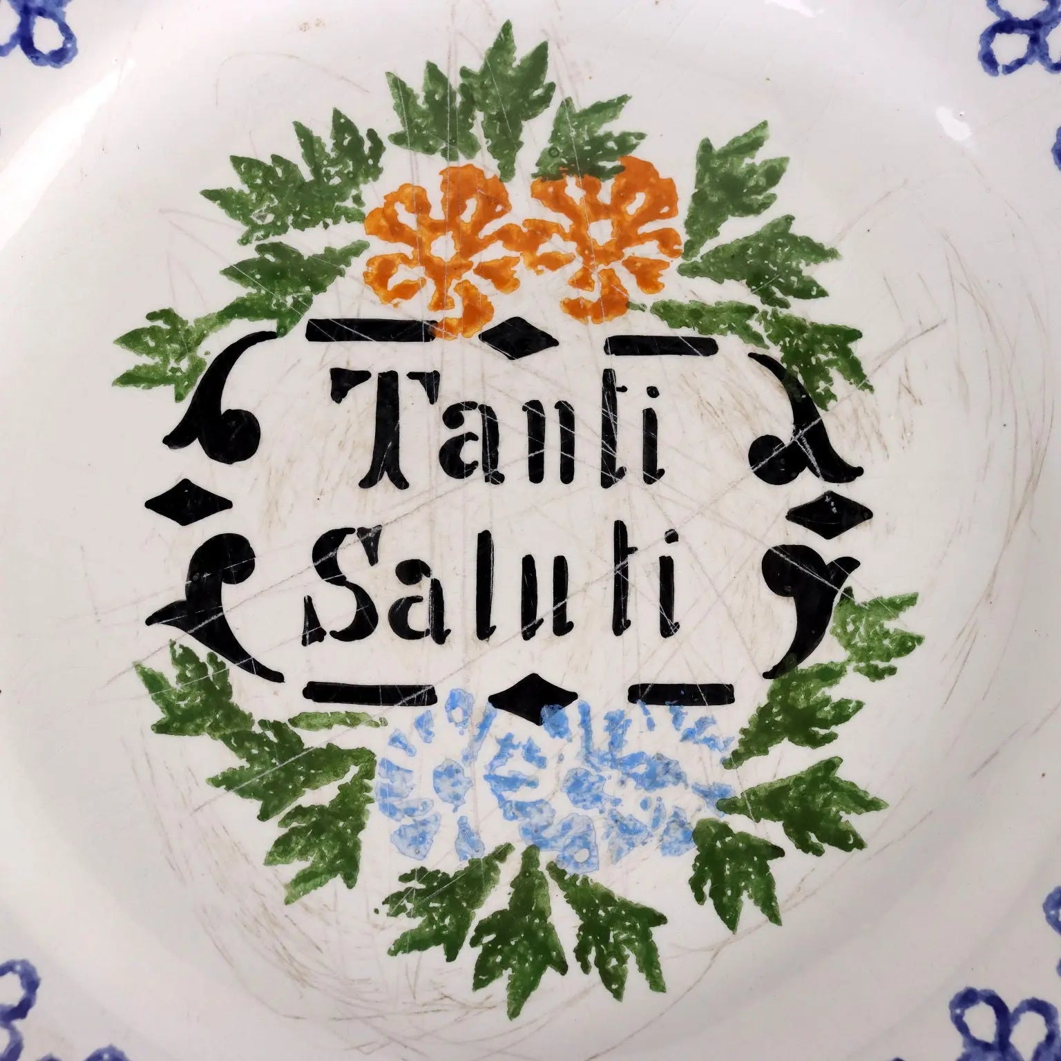 Group of 6 Antique Plates Majolica Northern Italy XIX Century - Northern Italy, Late XIX Century | Antiques | Ceramics Products