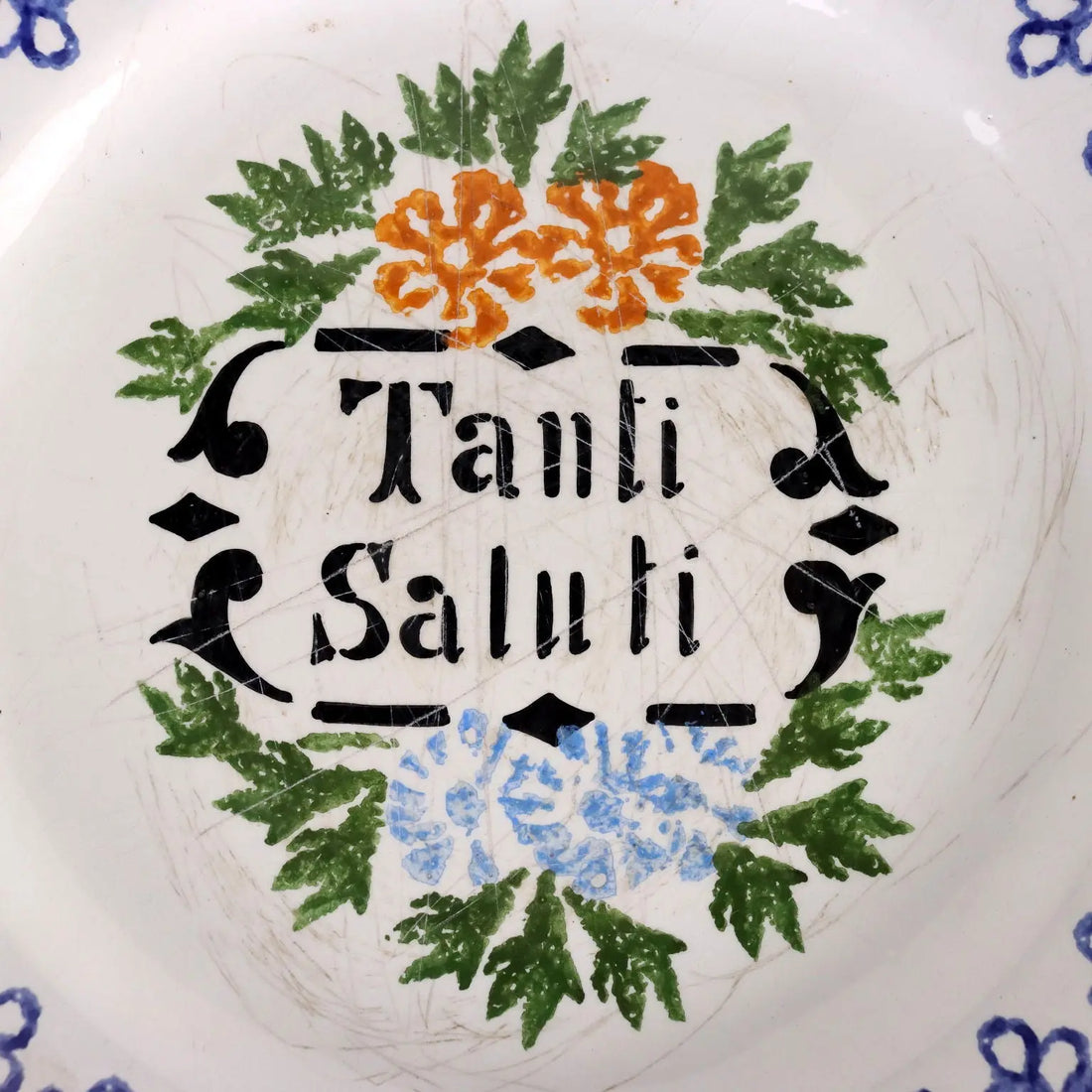 Group of 6 Antique Plates Majolica Northern Italy XIX Century - Northern Italy, Late XIX Century | Antiques | Ceramics Products