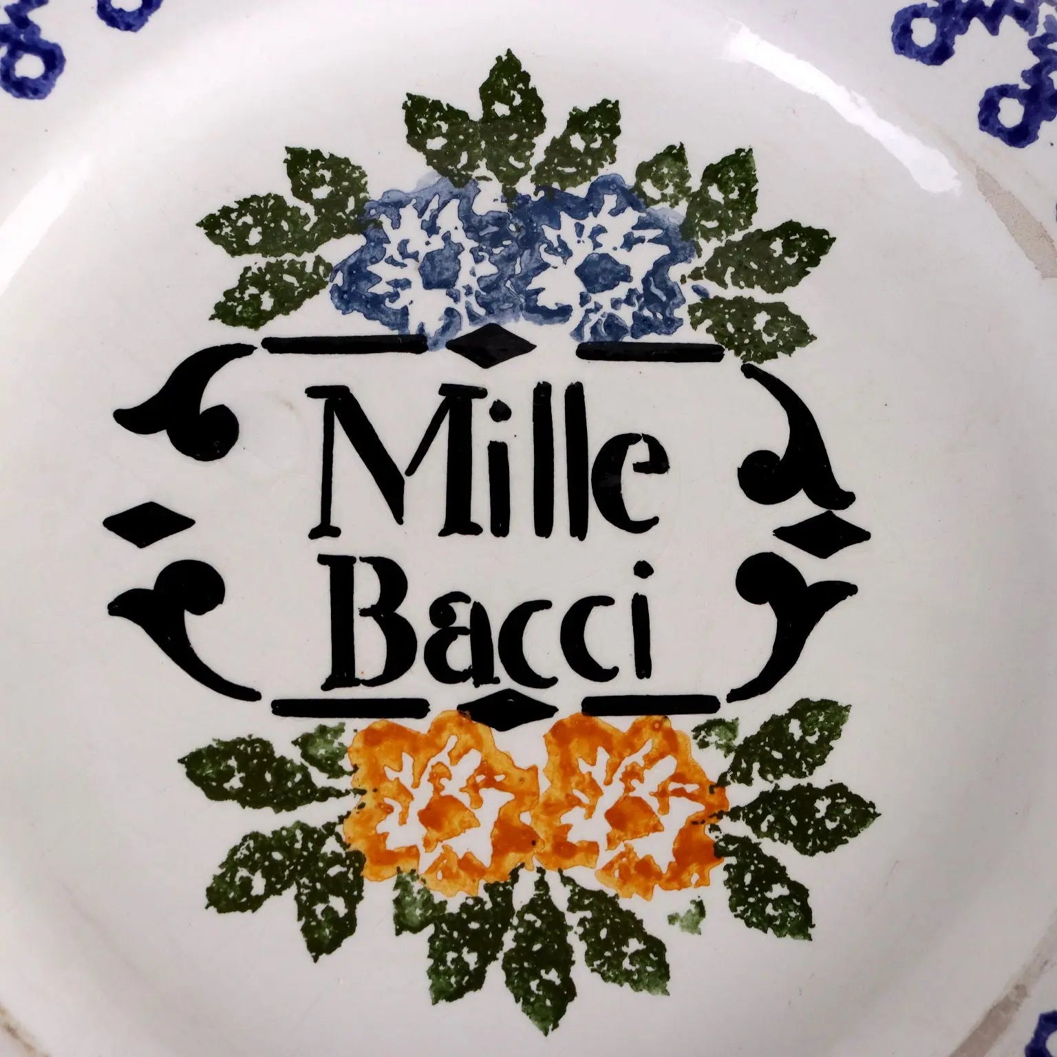 Group of 6 Antique Plates Majolica Northern Italy XIX Century - Northern Italy, Late XIX Century | Antiques | Ceramics Products