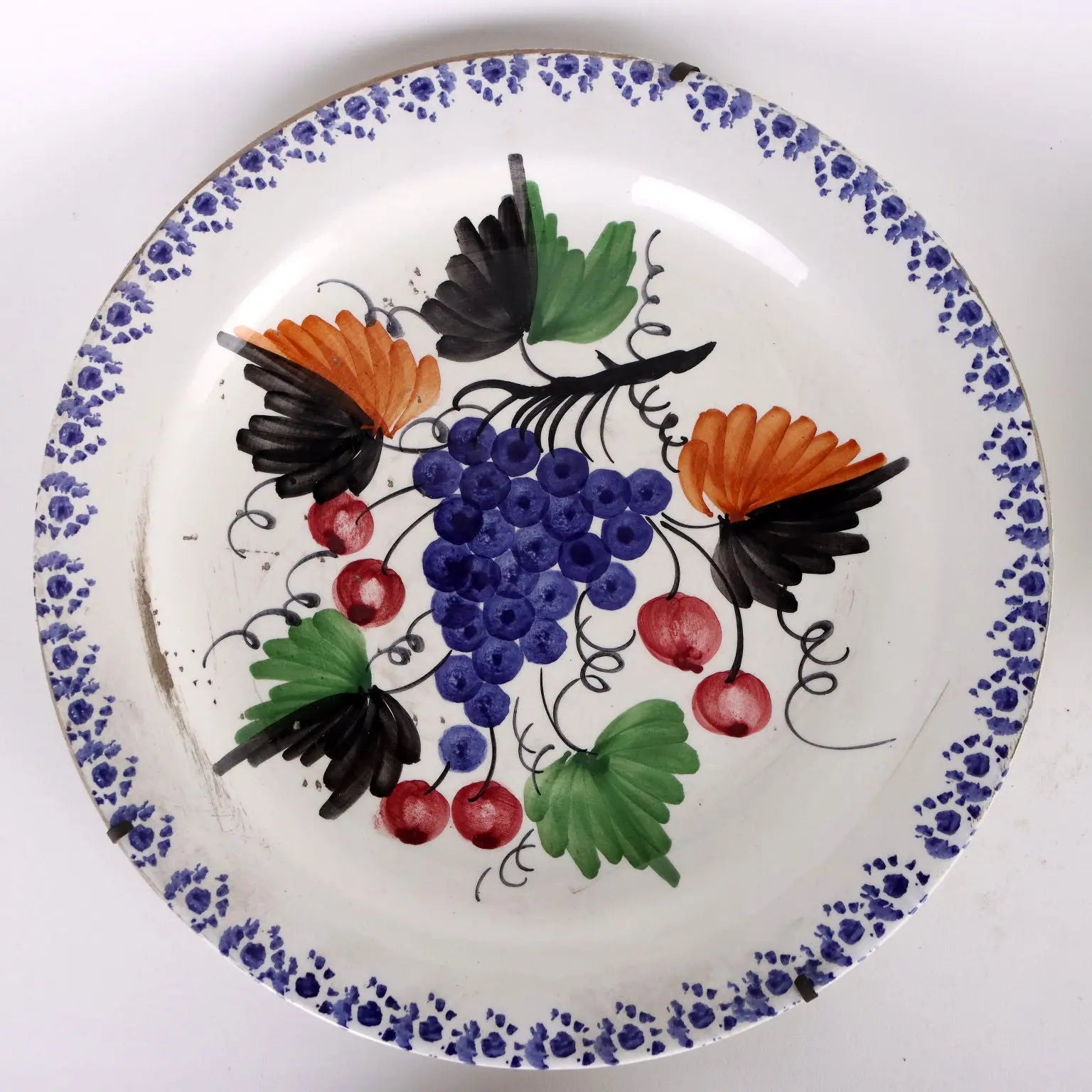 Group of 6 Antique Plates Majolica Northern Italy XIX Century - Northern Italy, Late XIX Century | Antiques | Ceramics Products